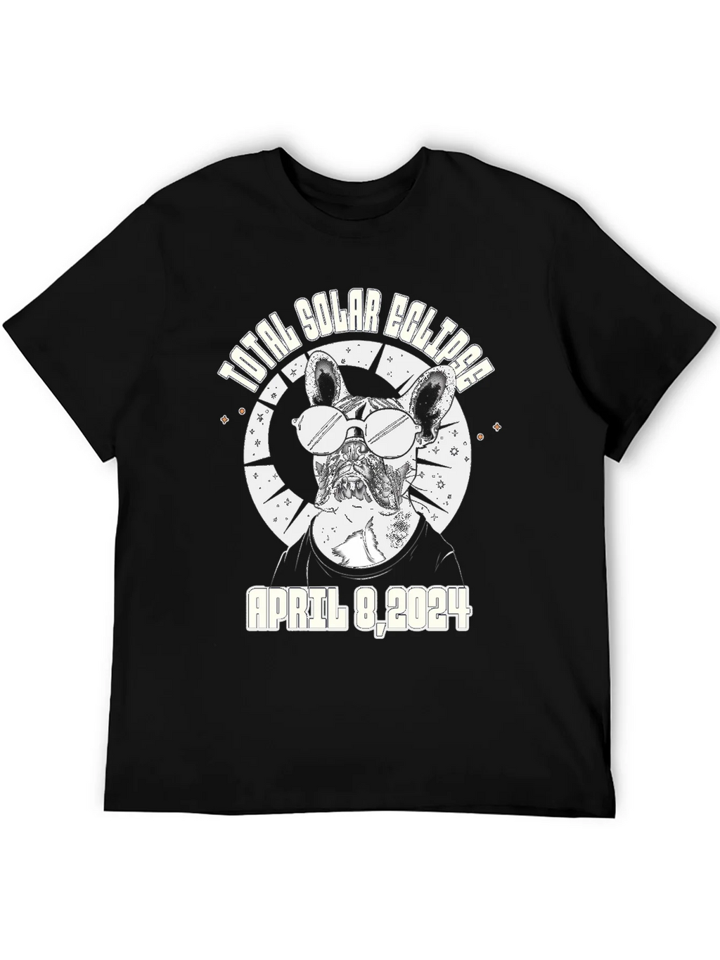 Total Solar Eclipse April 8 2024 Dog T-Shirt product image 3