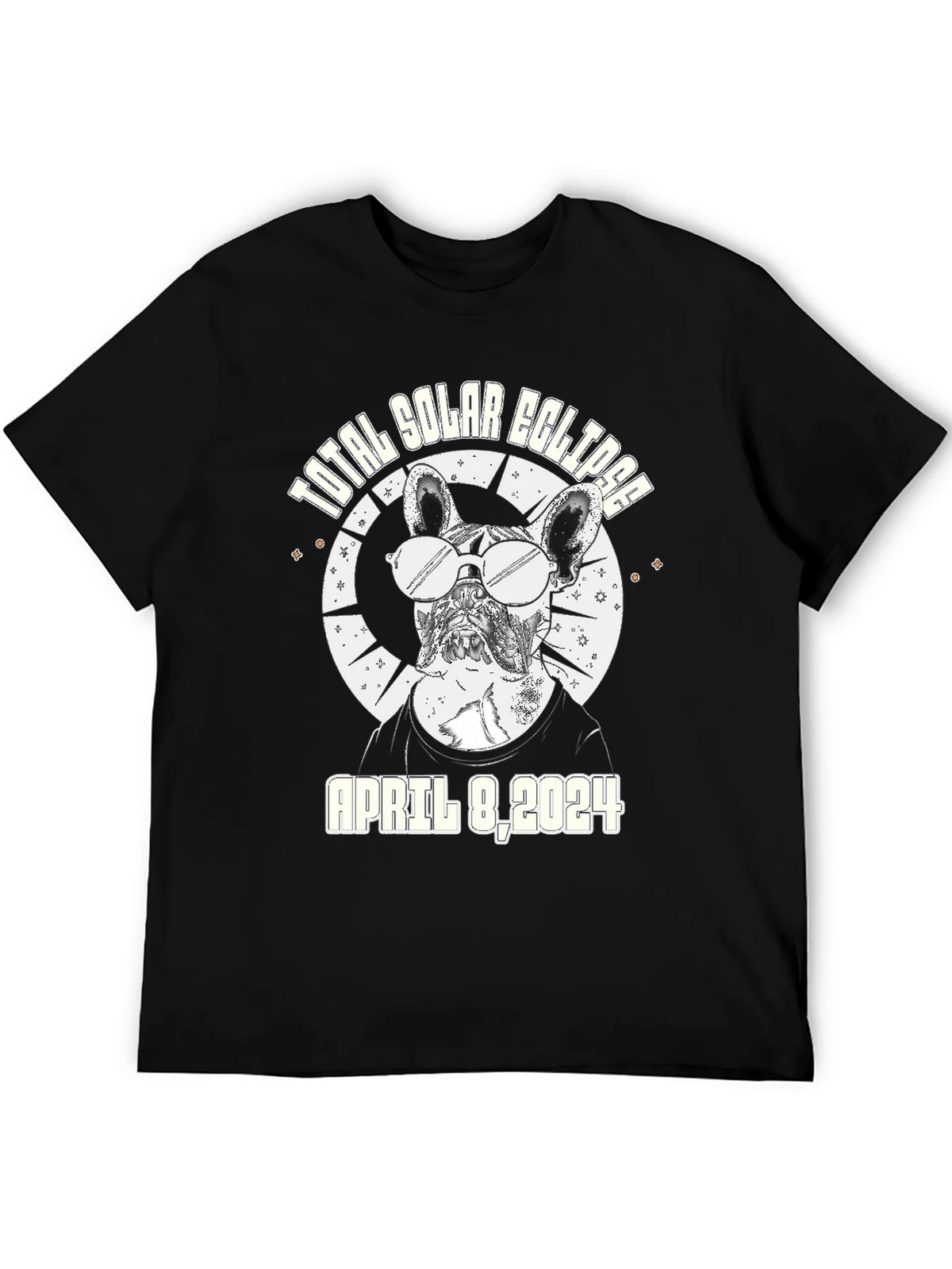 Total Solar Eclipse April 8 2024 Dog T-Shirt product image 3