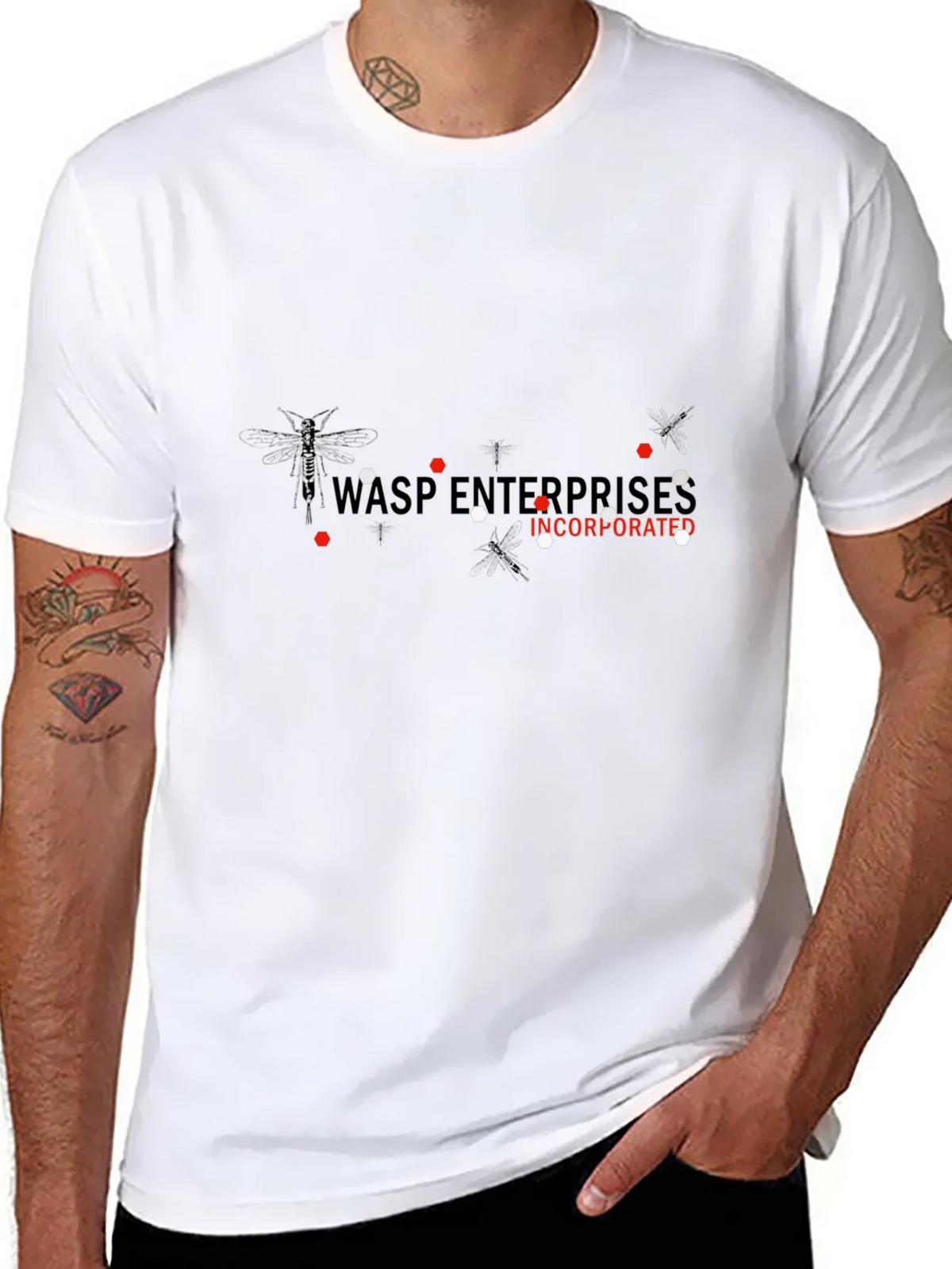 Wasp Enterprise Black T-Shirt product image 7