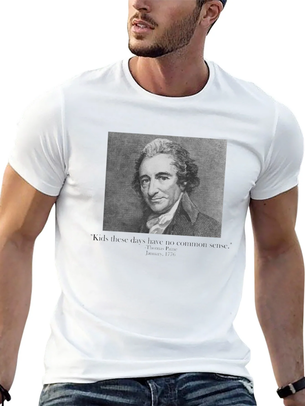 Thomas Paine Quote Graphic Tee product image 12