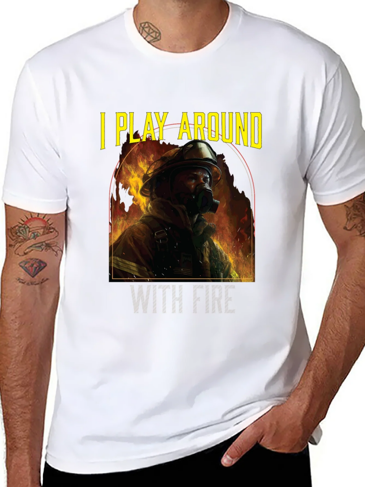 I Play Around With Fire T-Shirt product image 7