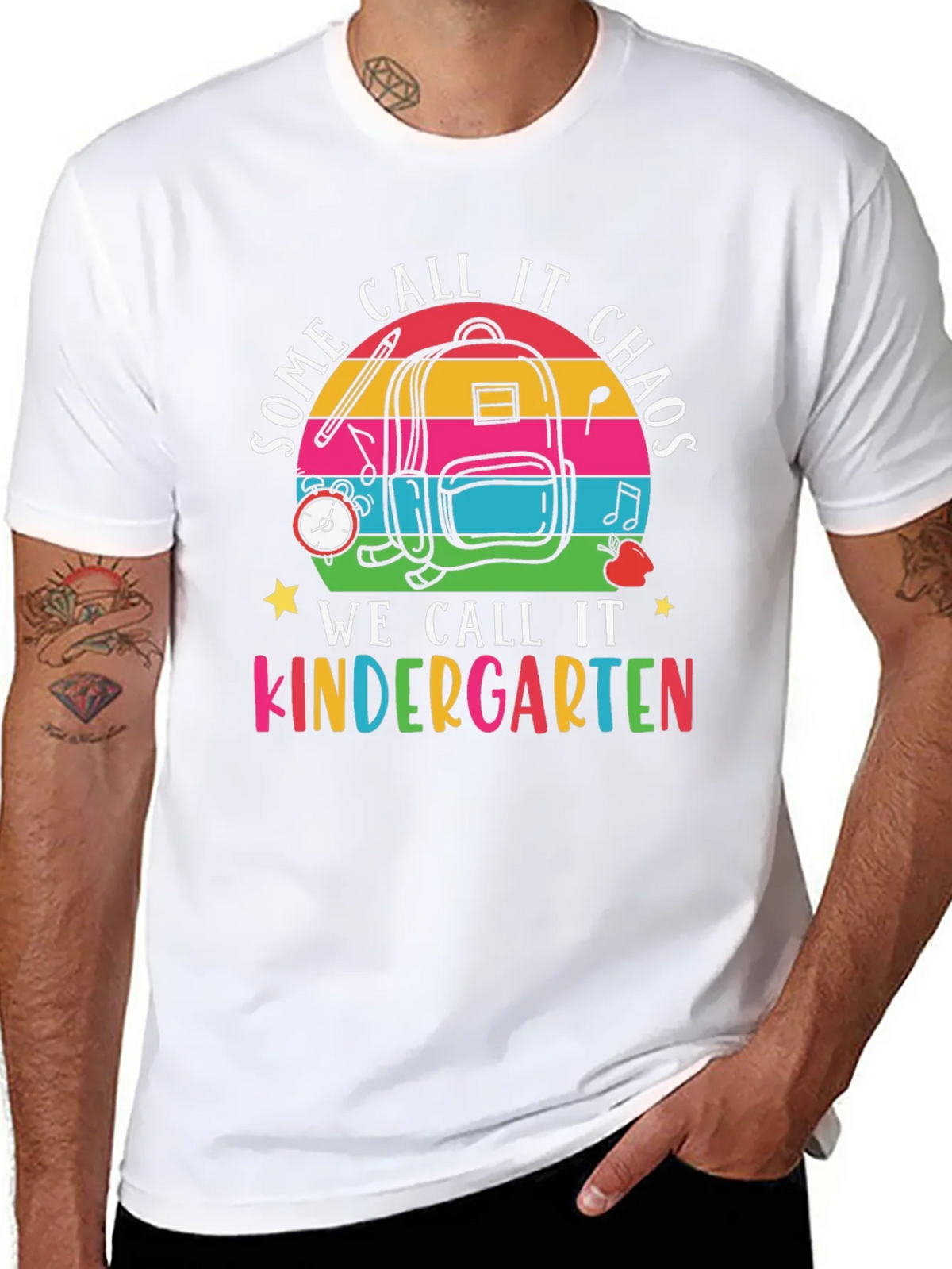 Some Call It Chaos Kindergarten T-Shirt product image 4