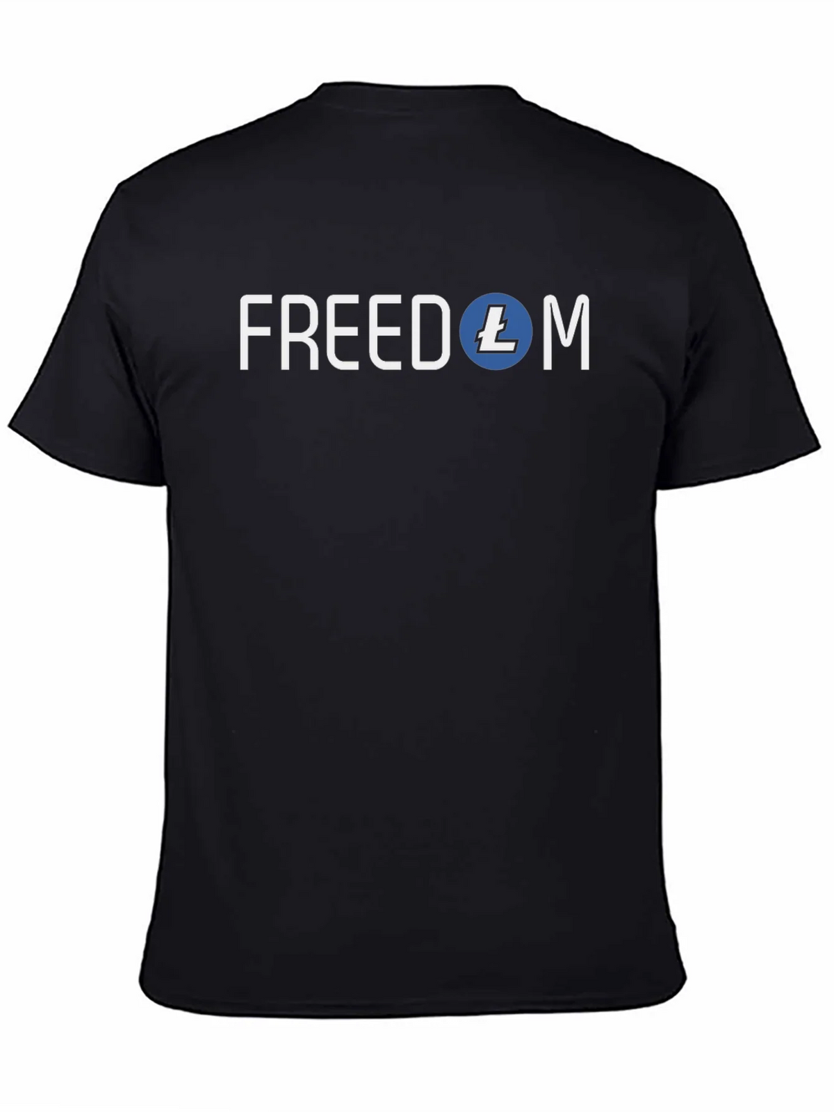 Freedom Litecoin Black T-Shirt Crypto Tee product image 4