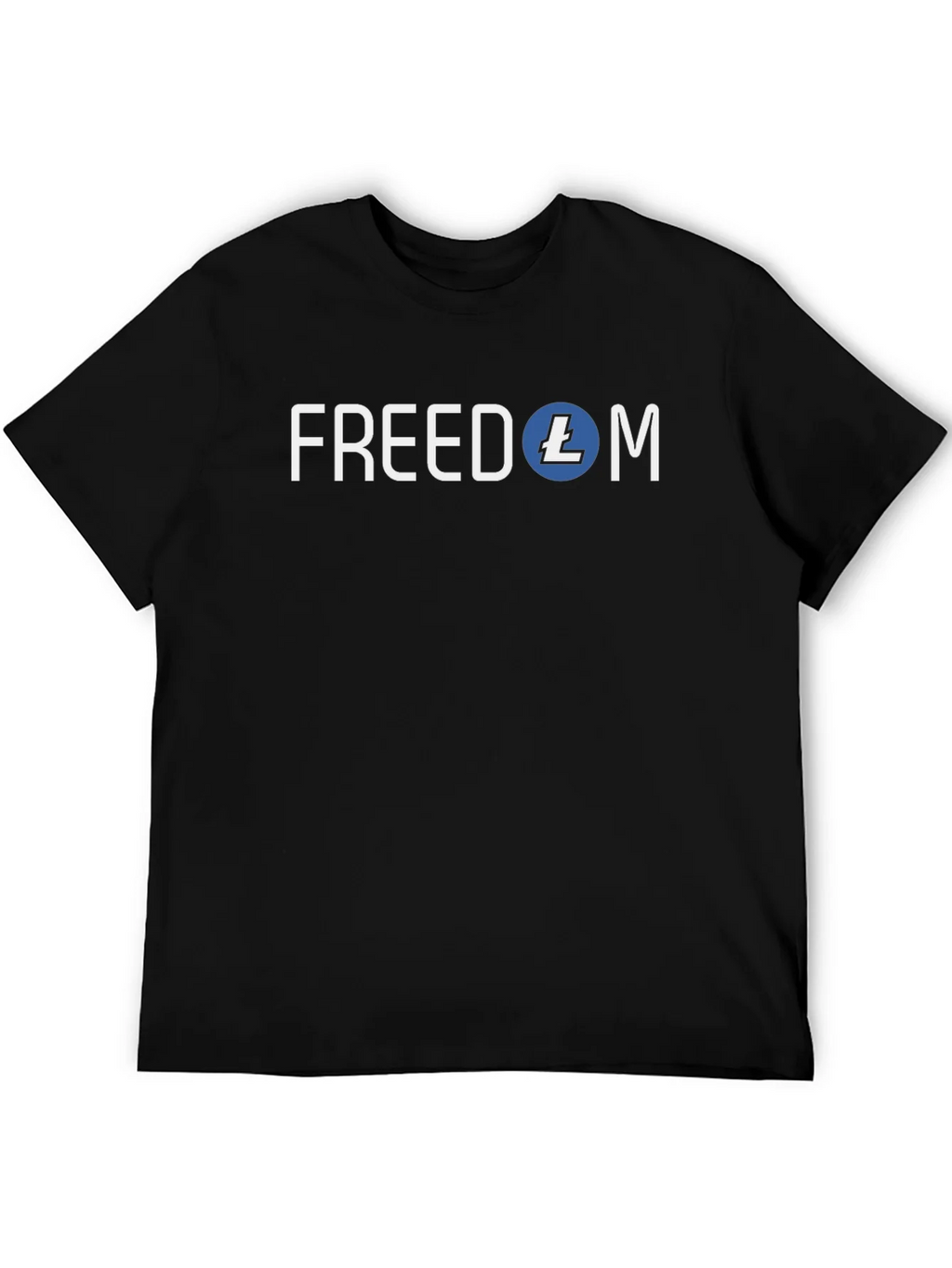 Freedom Litecoin Black T-Shirt Crypto Tee product image 5