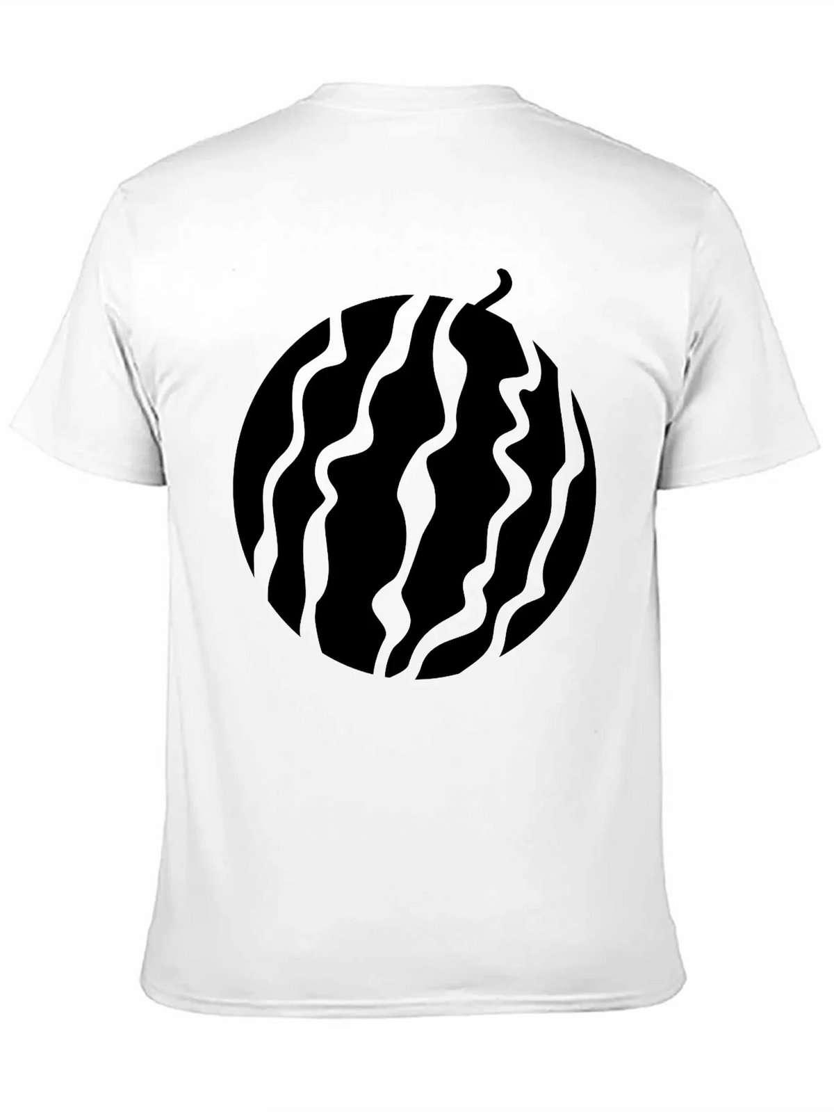 Black Graphic Tee - Abstract Fruit Design product image 7