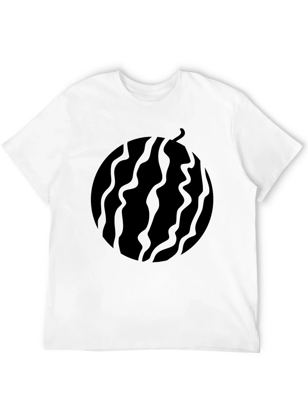 Black Graphic Tee - Abstract Fruit Design product image 8