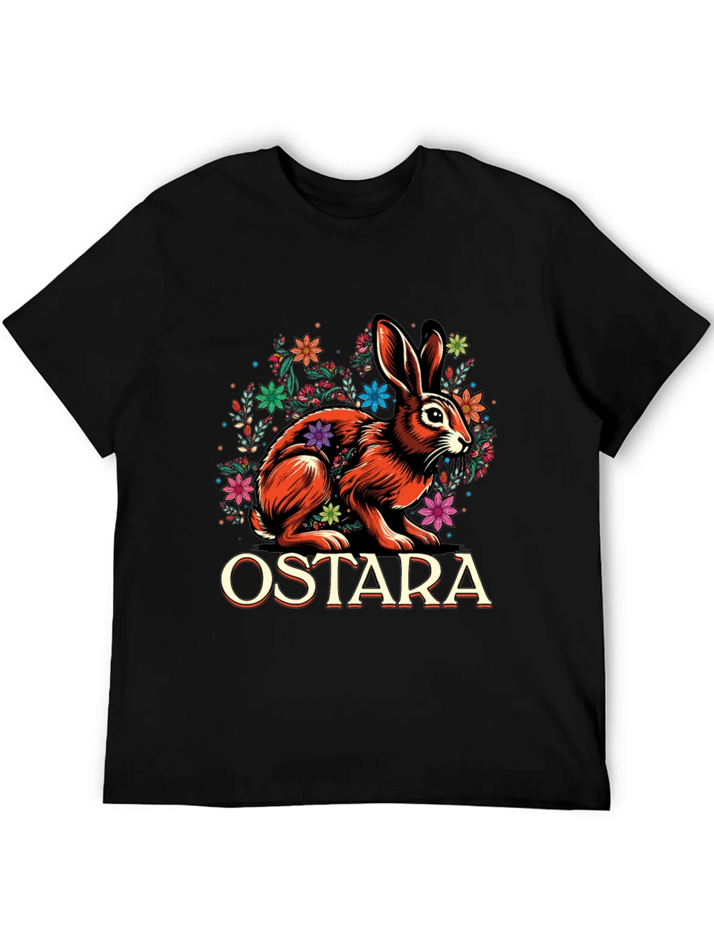 Ostara Hare T-Shirt - Spring Equinox Pagan Apparel product image 5