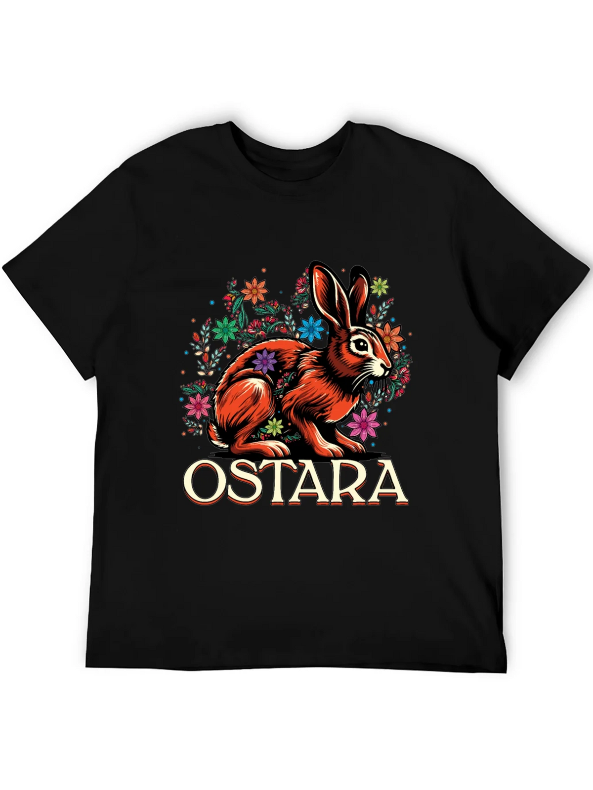 Ostara Hare T-Shirt - Spring Equinox Pagan Apparel product image 5