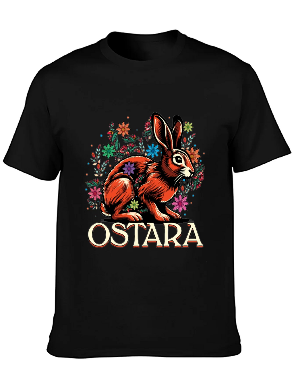 Ostara Hare T-Shirt - Spring Equinox Pagan Apparel product image 3