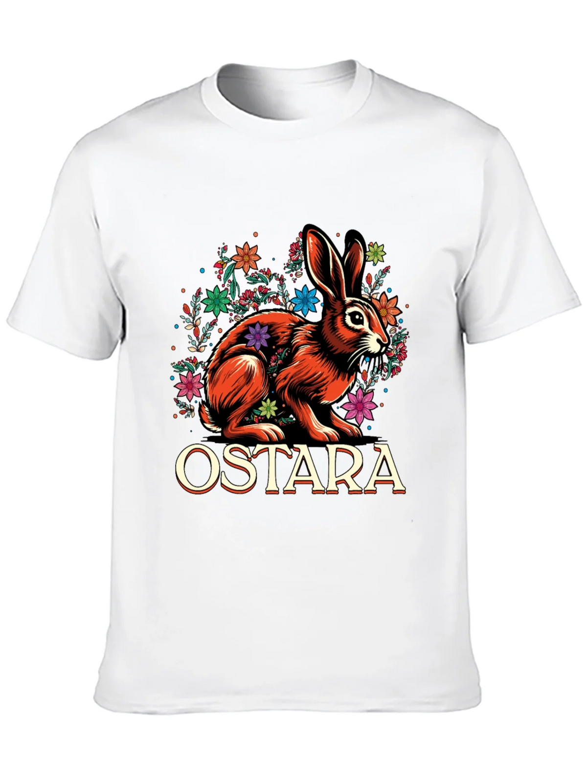 Ostara Hare T-Shirt - Spring Equinox Pagan Apparel product image 9