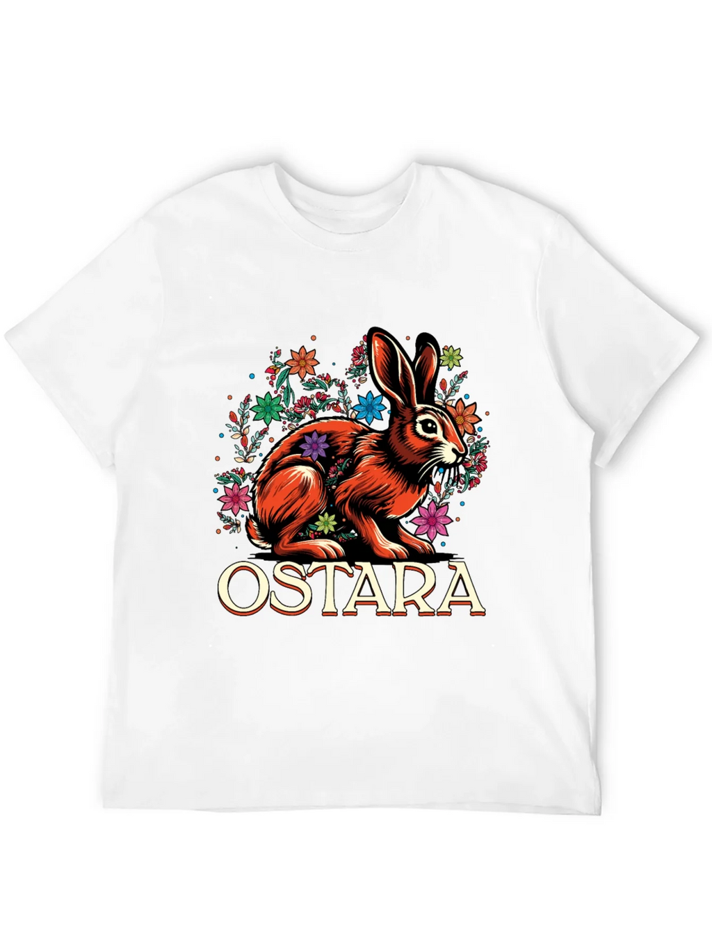 Ostara Hare T-Shirt - Spring Equinox Pagan Apparel product image 11