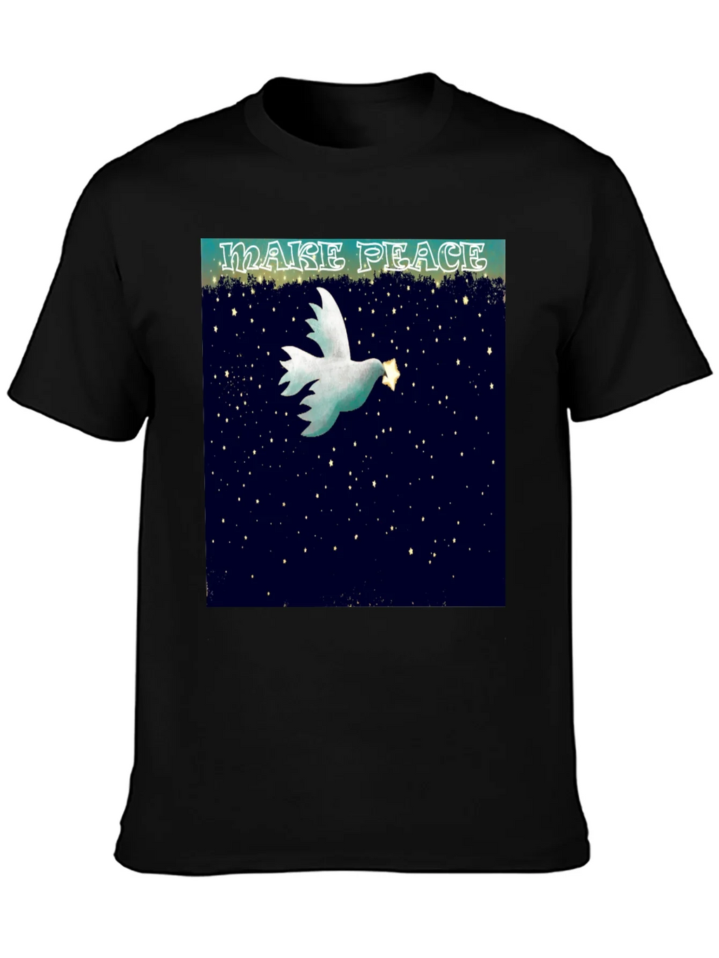 Make Peace Dove Graphic T-Shirt product image 3