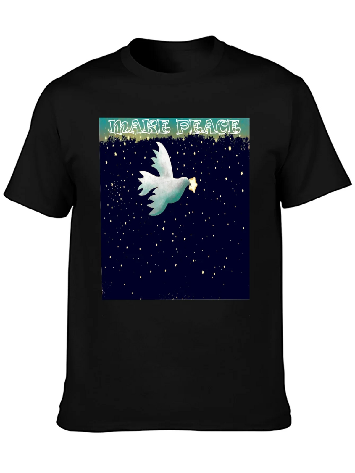 Make Peace Dove Graphic T-Shirt product image 3