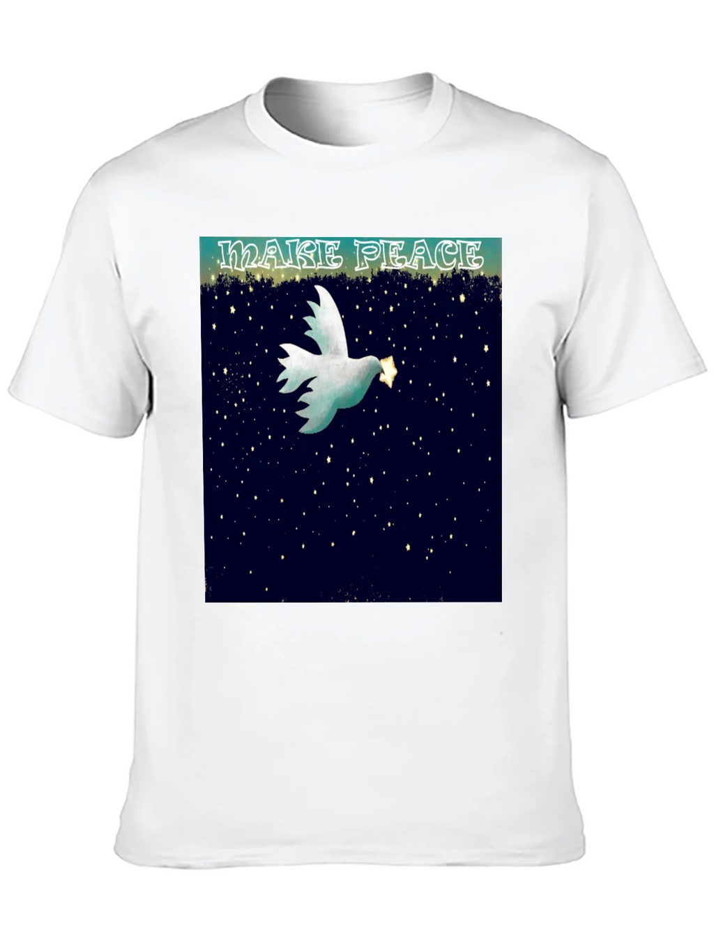 Make Peace Dove Graphic T-Shirt product image 9