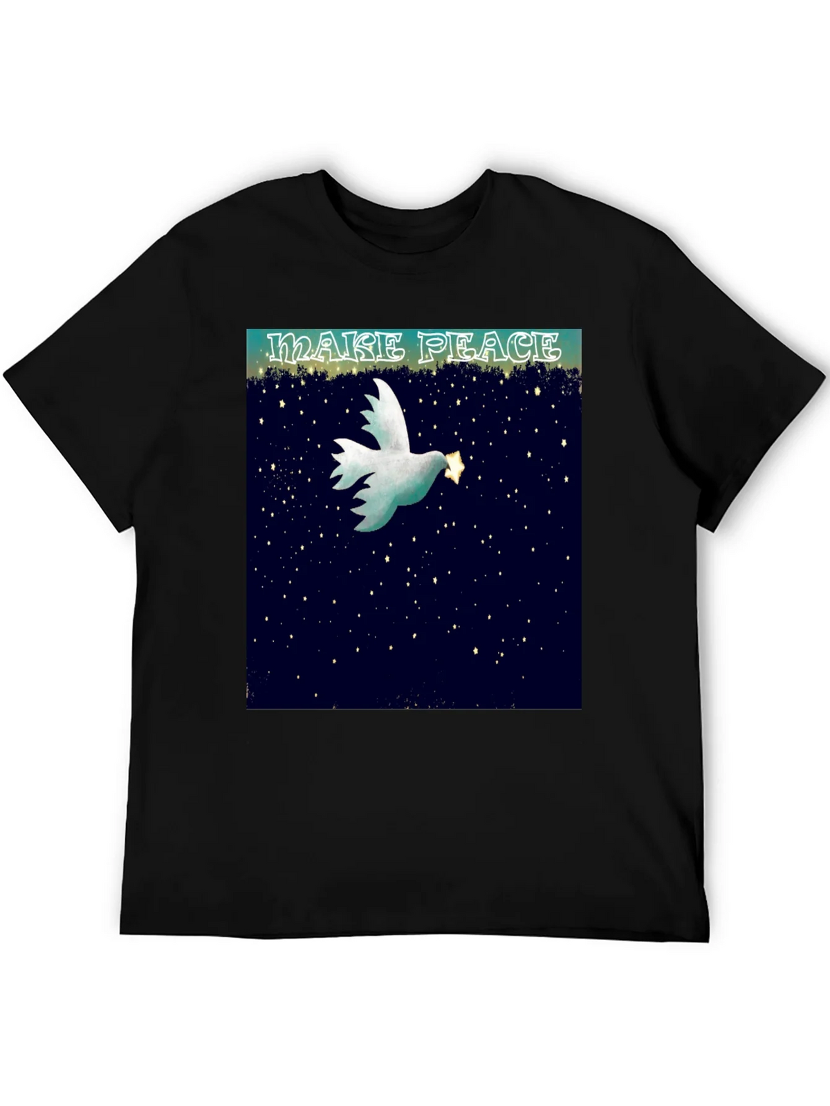 Make Peace Dove Graphic T-Shirt product image 5