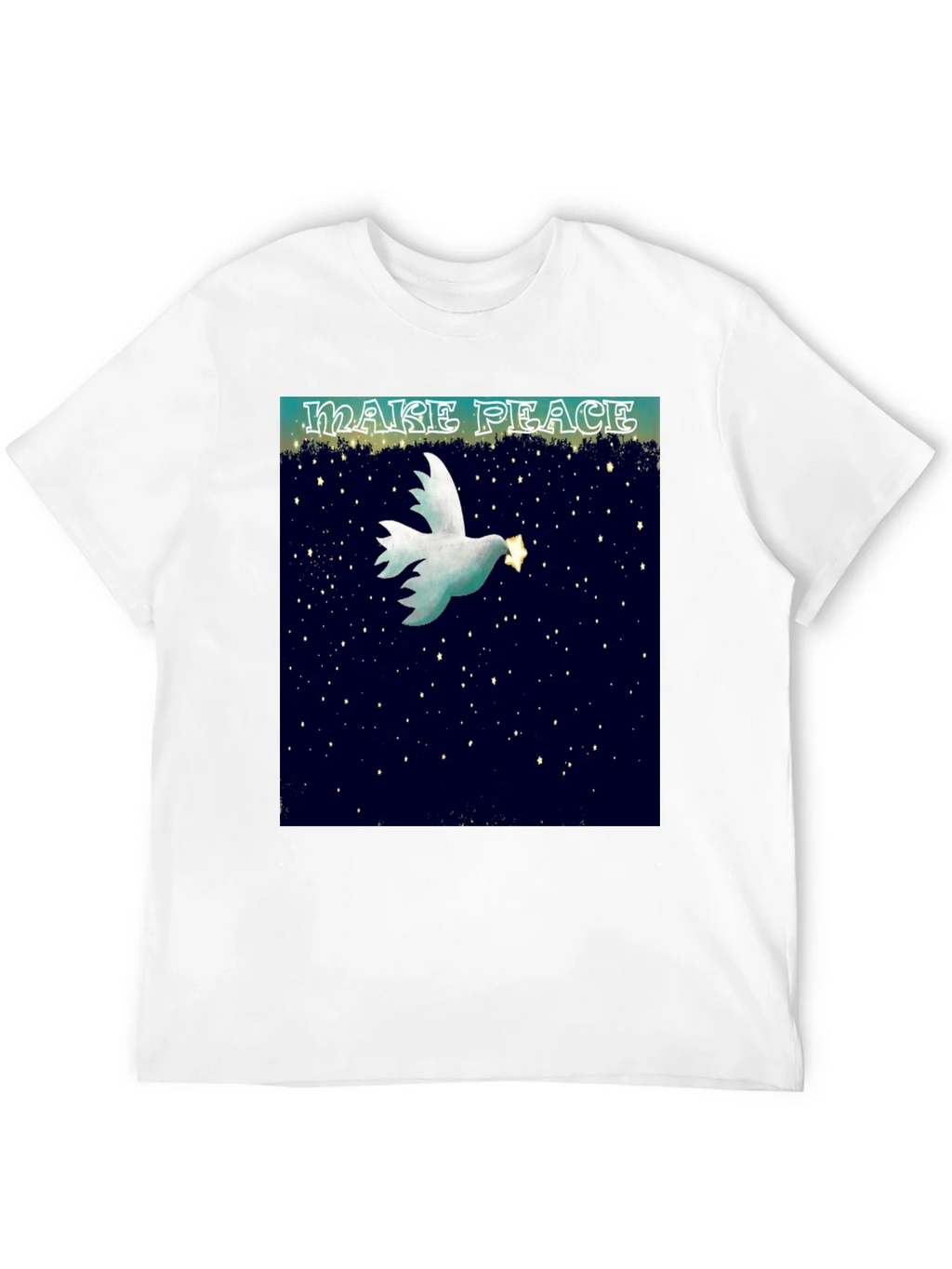 Make Peace Dove Graphic T-Shirt product image 11
