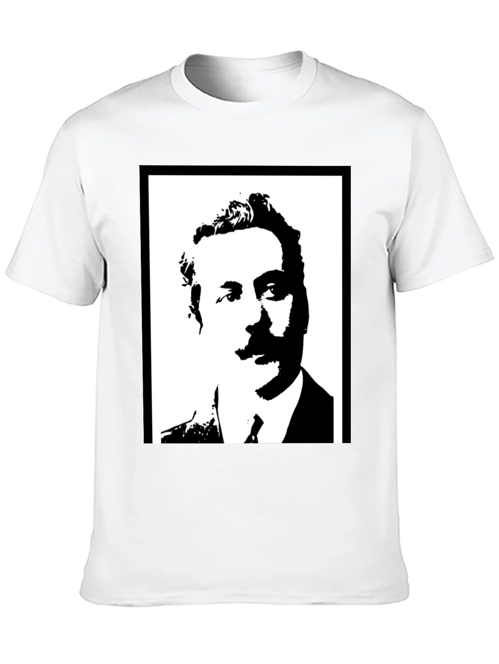 Portrait Graphic Tee - Black Casual T-Shirt product image 9