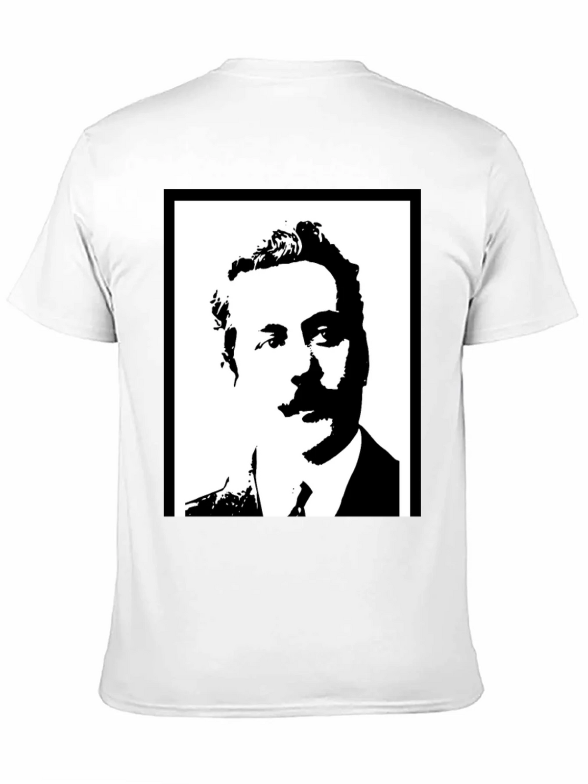 Portrait Graphic Tee - Black Casual T-Shirt product image 10