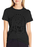 Heavy Metal Skeleton Hand Rocker T-Shirt product image 1
