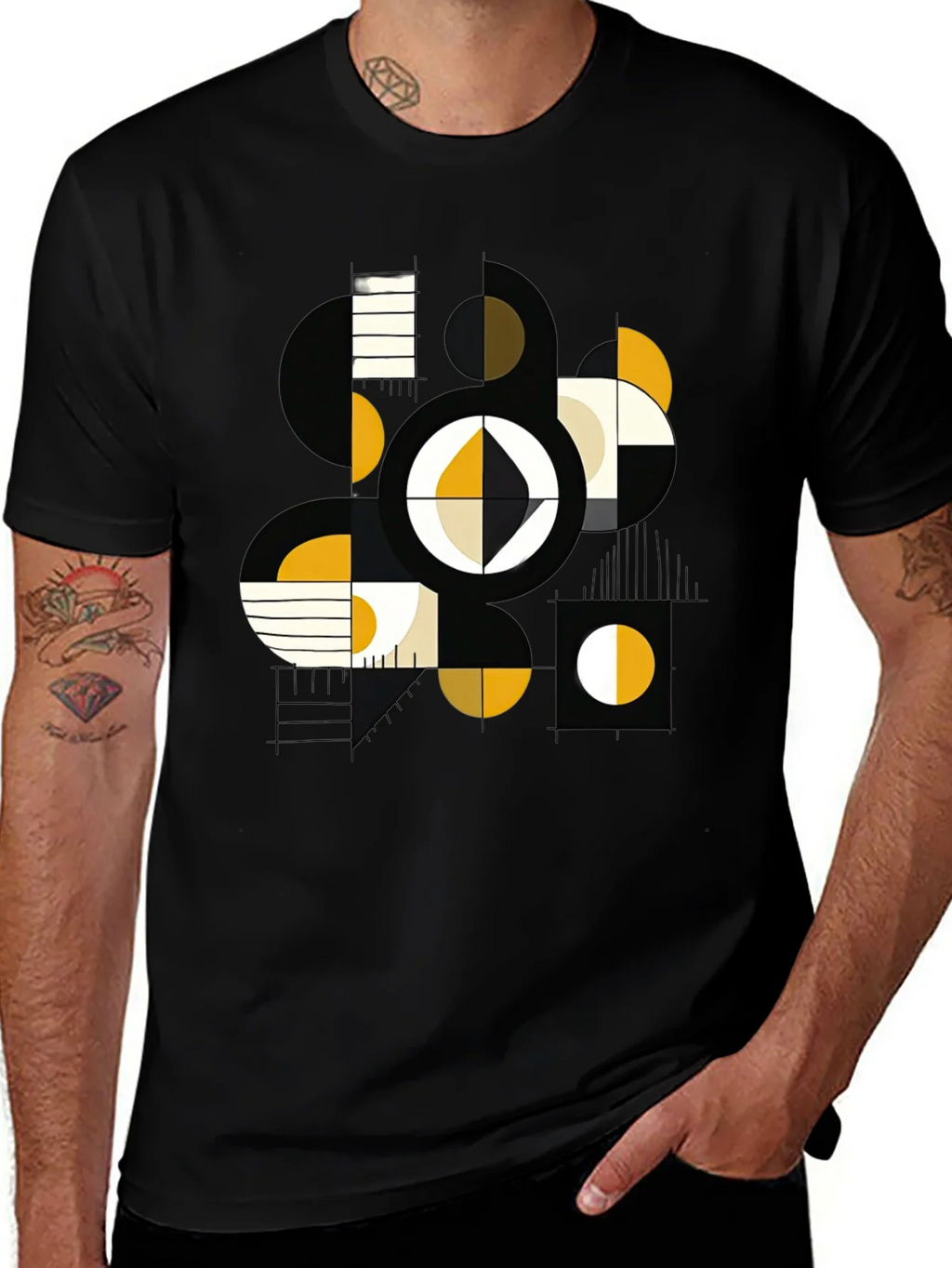 Abstract Geometric Art Tee product image 1