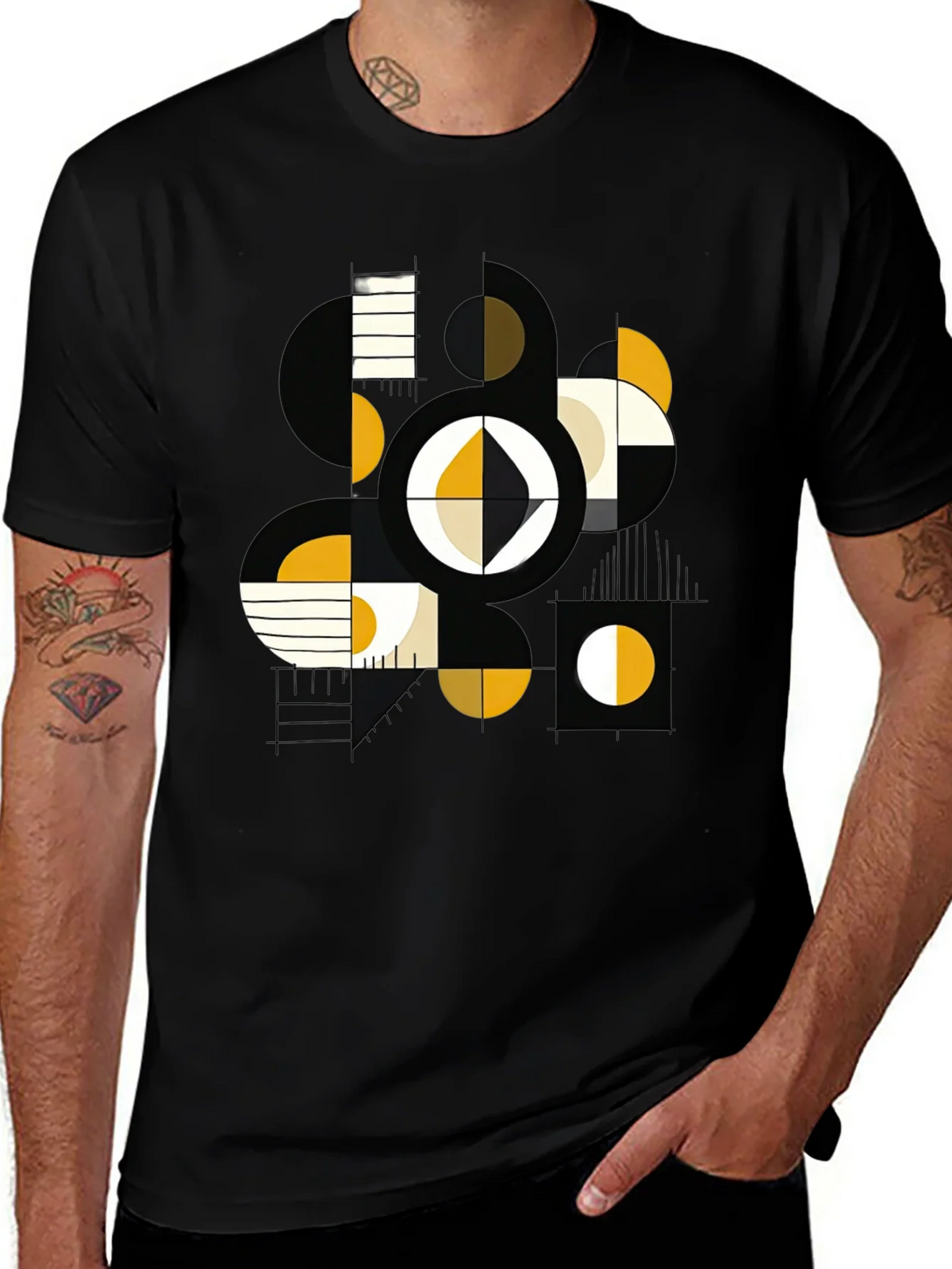 Abstract Geometric Art Tee product image 1