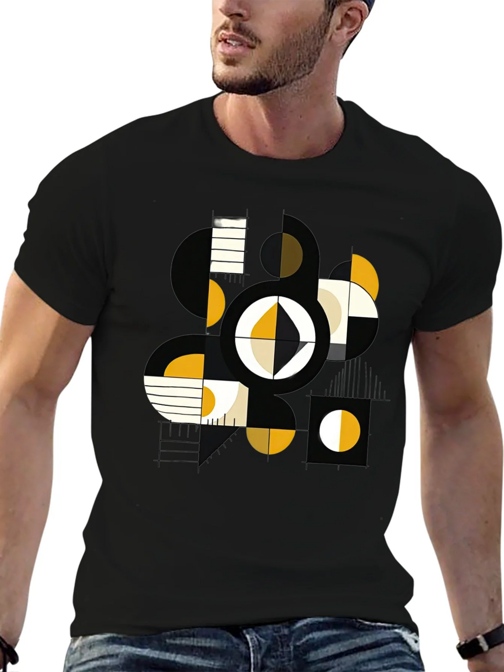Abstract Geometric Art Tee product image 6