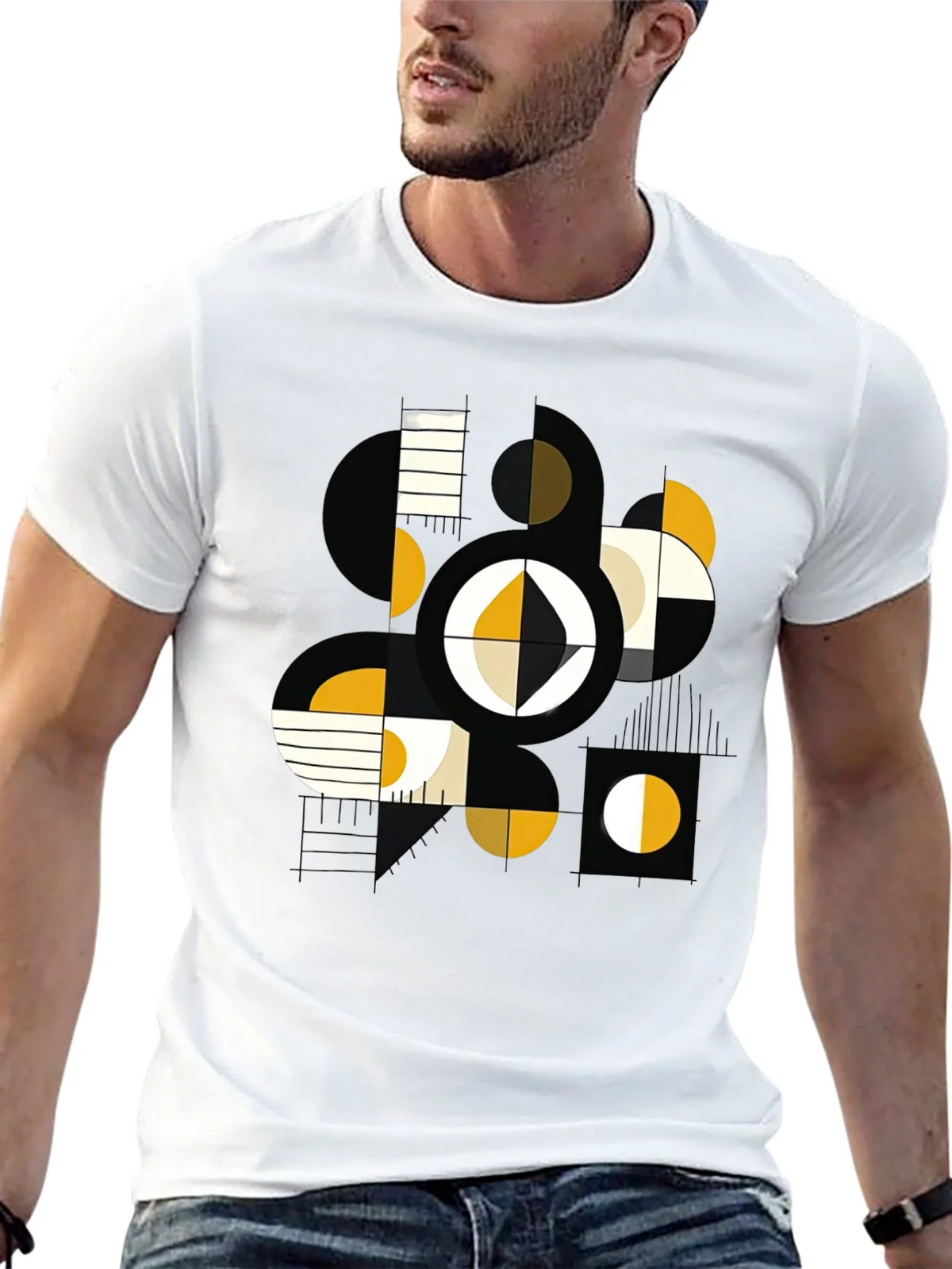Abstract Geometric Art Tee product image 12