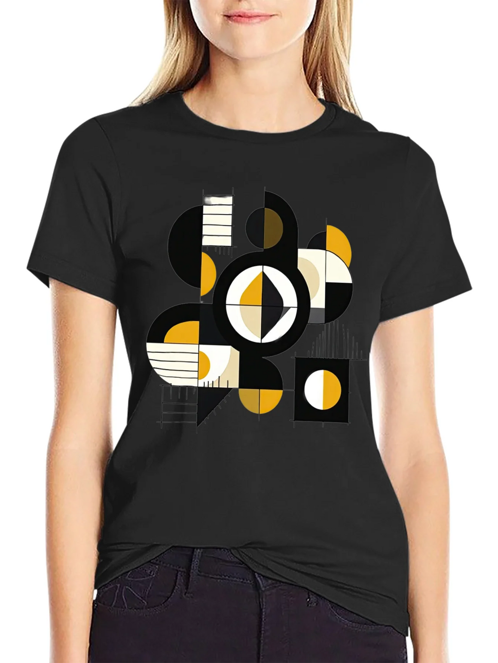 Abstract Geometric Art Tee product image 2
