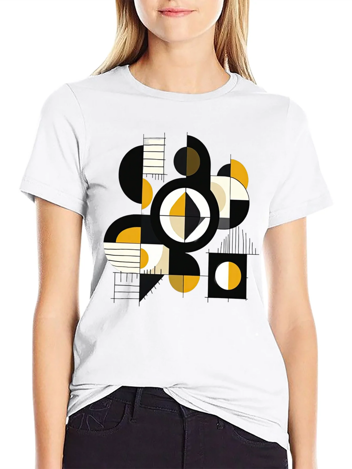 Abstract Geometric Art Tee product image 8