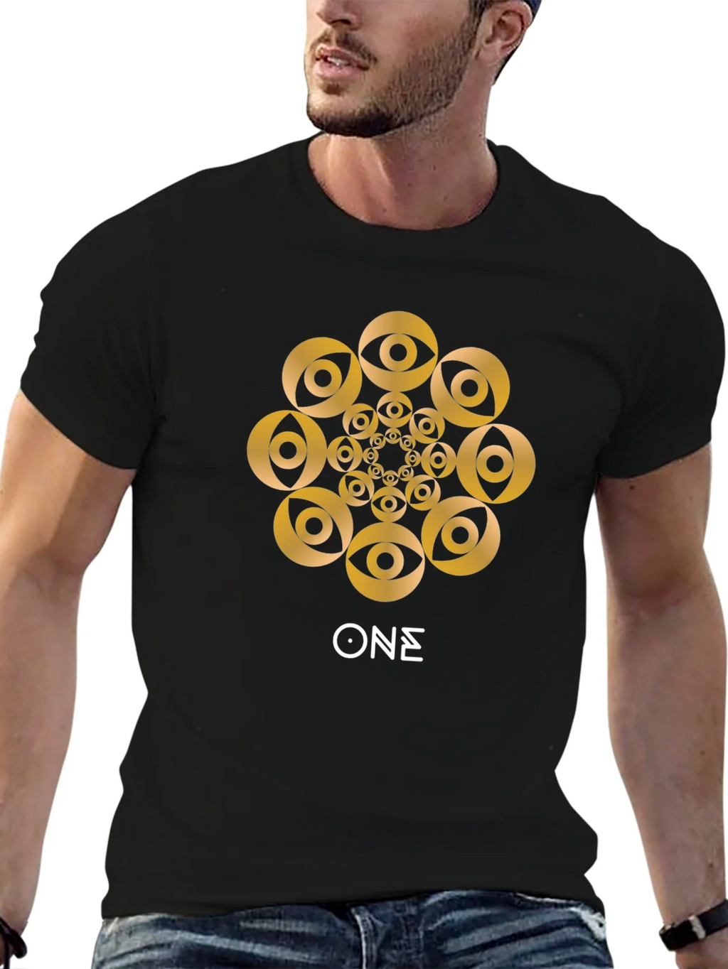 Eye Mandala Graphic T-Shirt - Soft Cotton Tee product image 5
