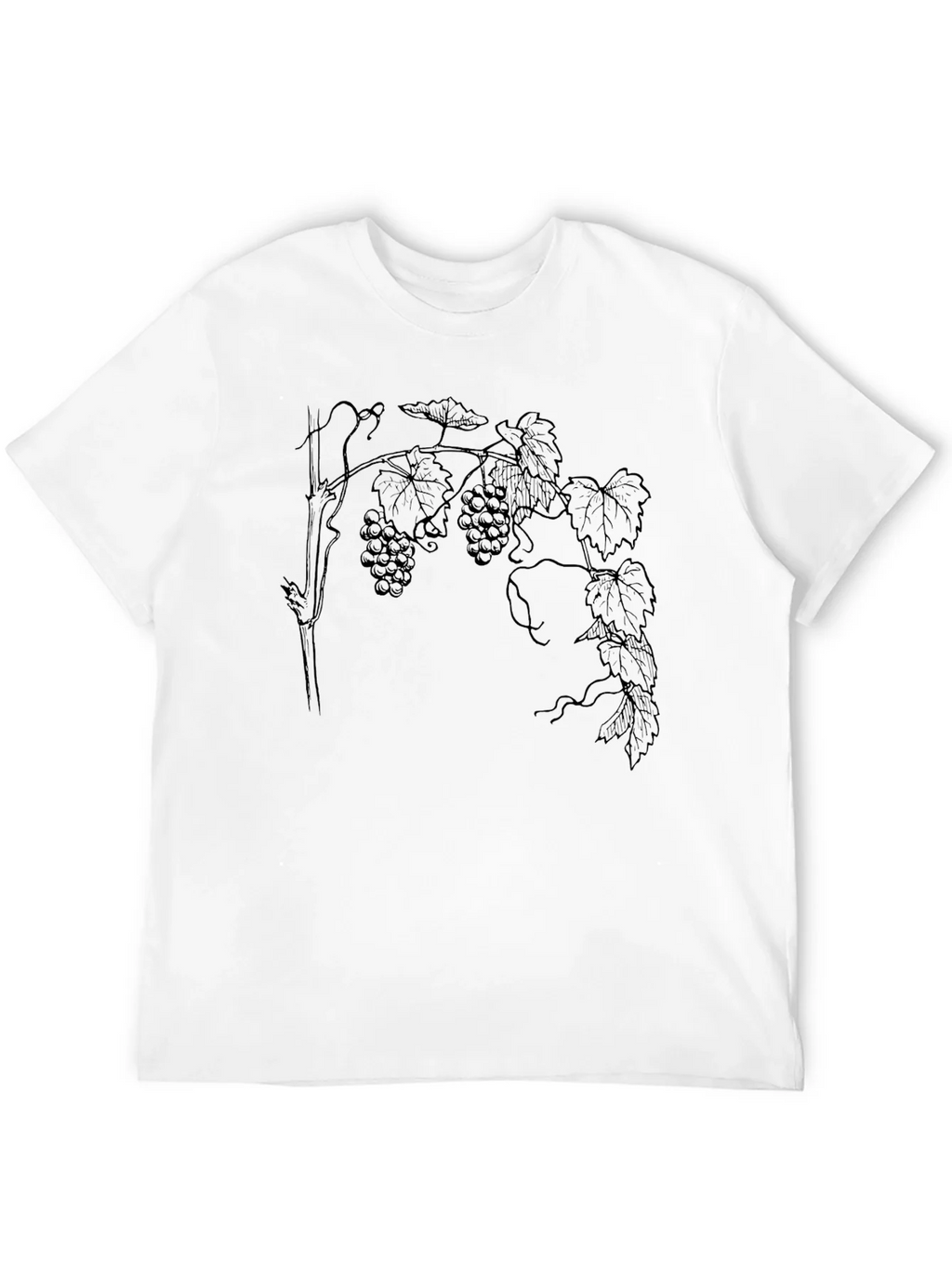 Grapes Print Tee - Classic Black T-Shirt product image 11