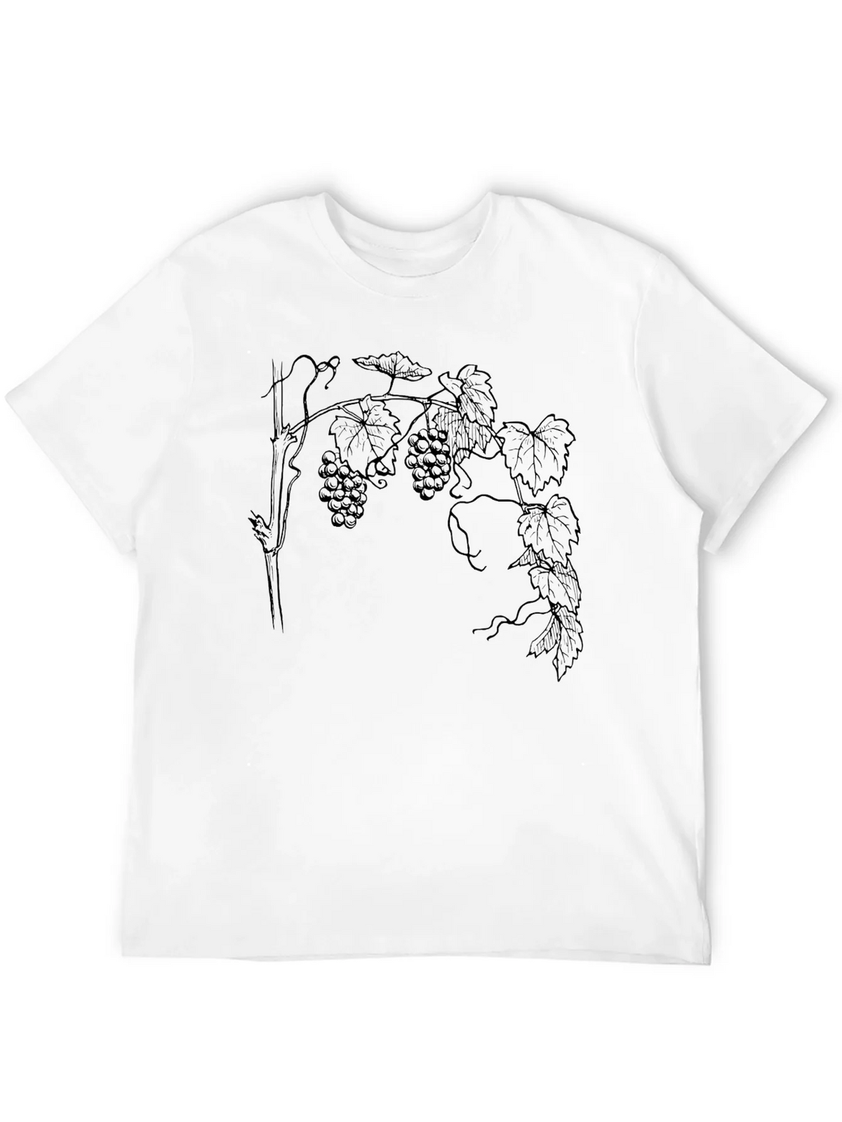 Grapes Print Tee - Classic Black T-Shirt product image 11
