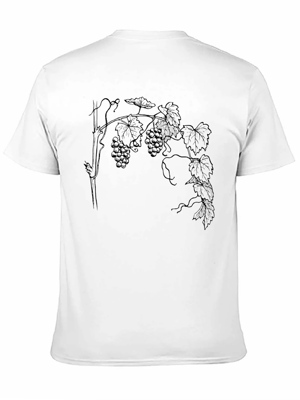 Grapes Print Tee - Classic Black T-Shirt product image 10