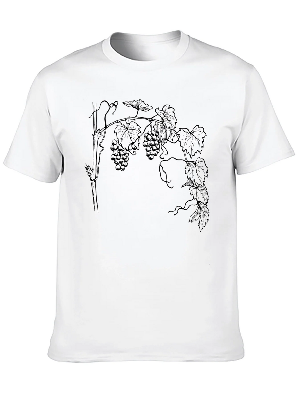 Grapes Print Tee - Classic Black T-Shirt product image 9