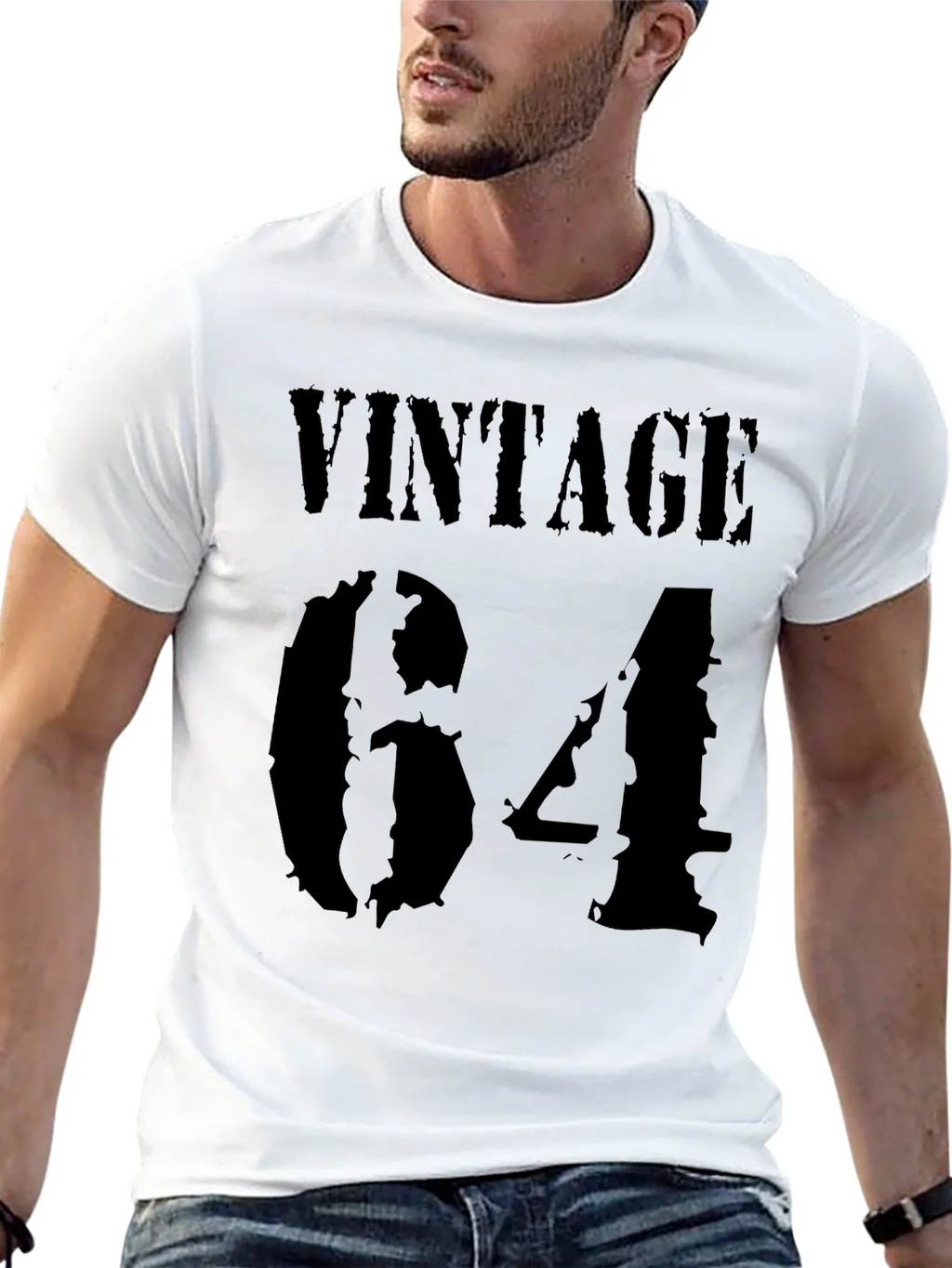 Vintage 1964 Distressed Graphic T-Shirt product image 3