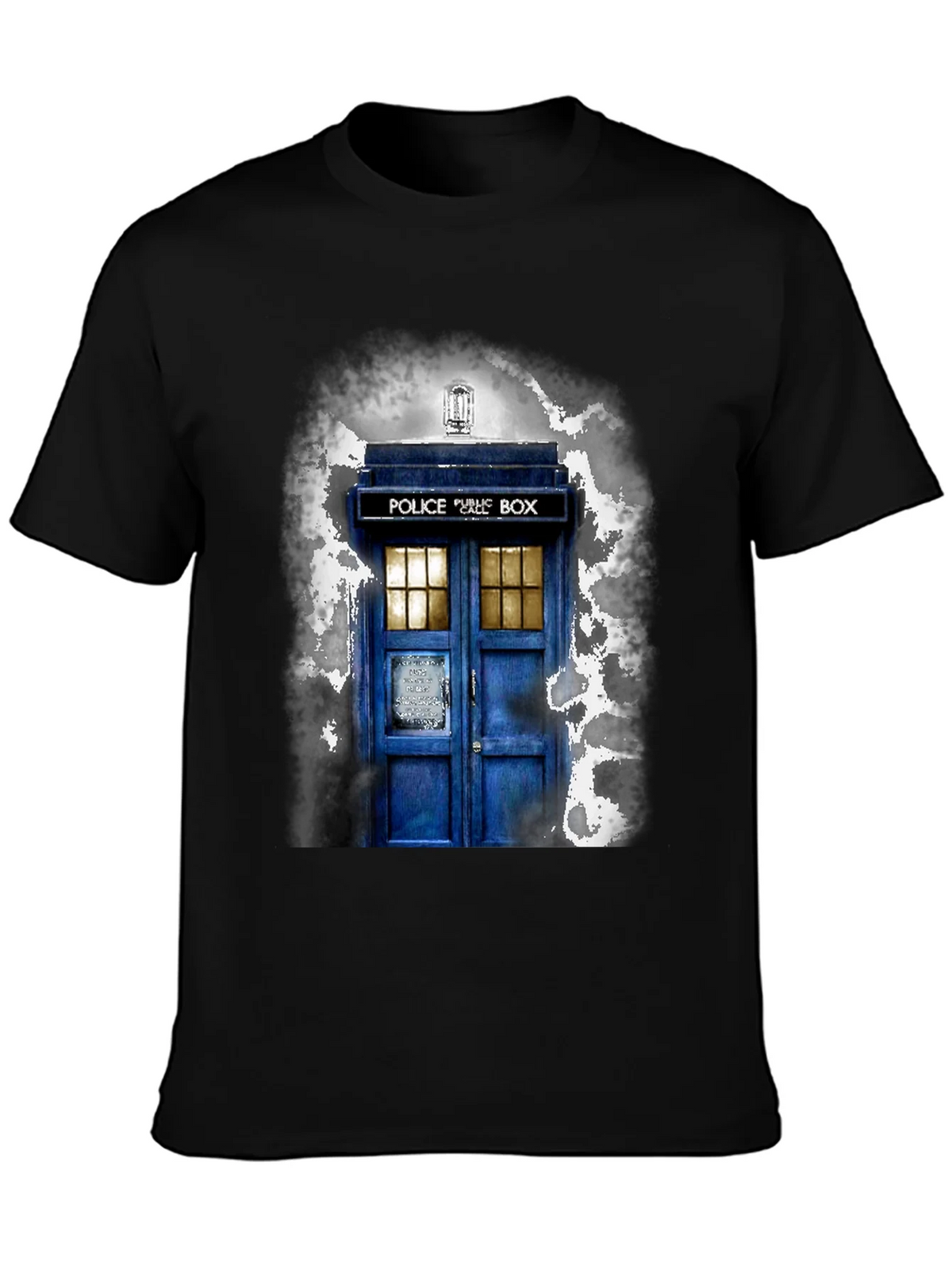Doctor Who TARDIS Graphic Tee - Unisex Black T-Shirt product image 3