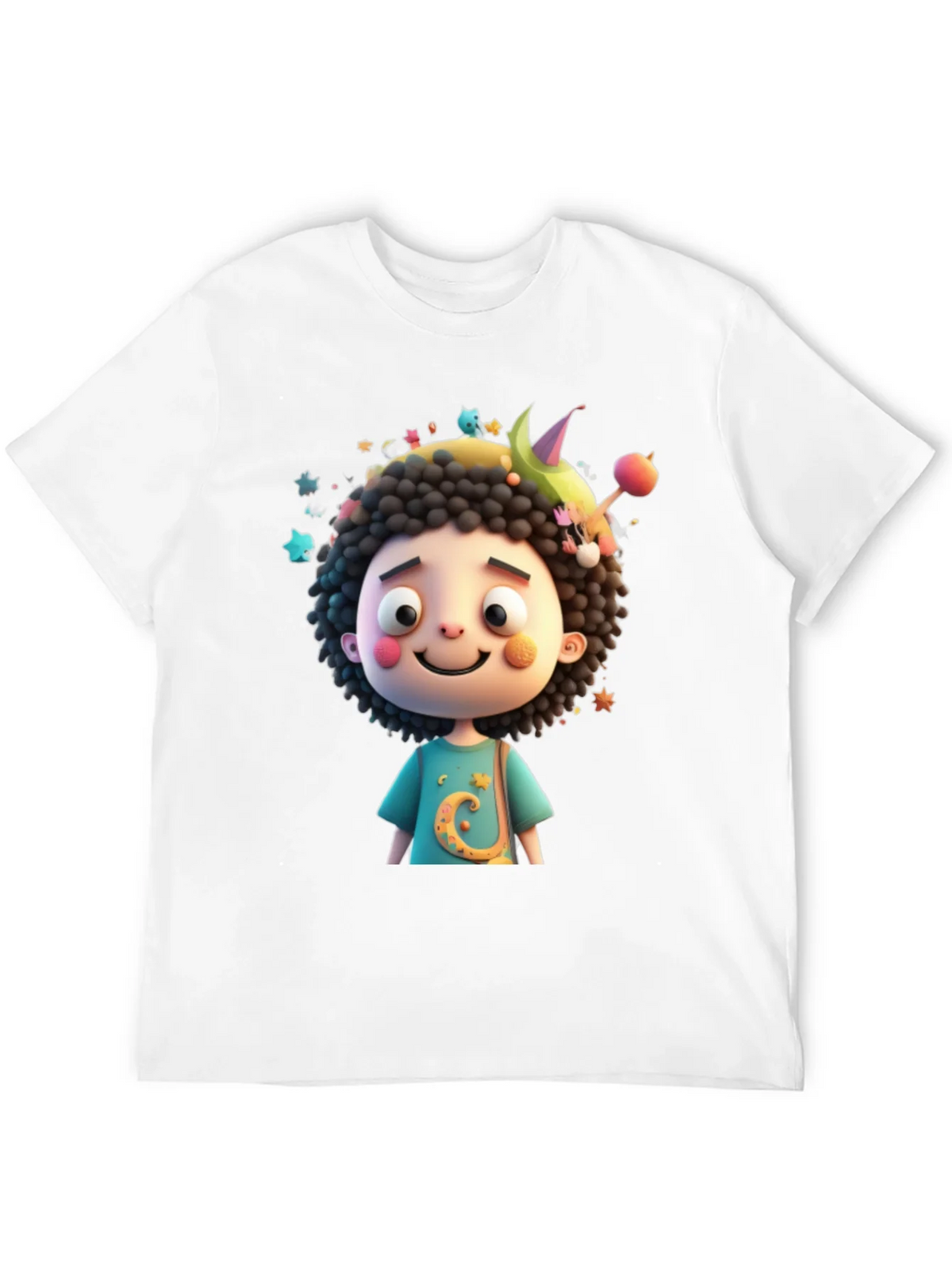 Cartoon Character Black T-Shirt product image 10