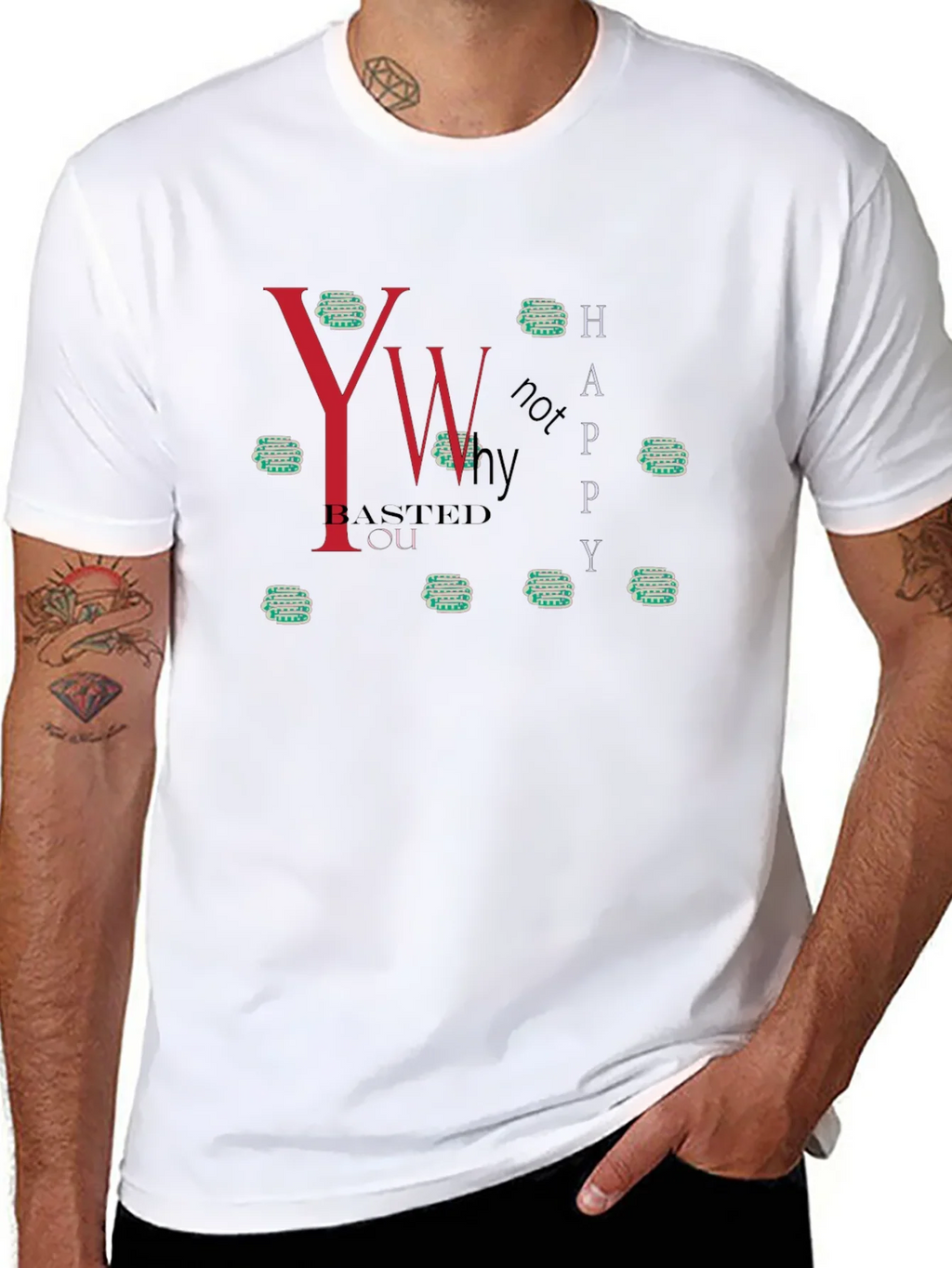 Humorous You Basted Graphic Tee product image 5