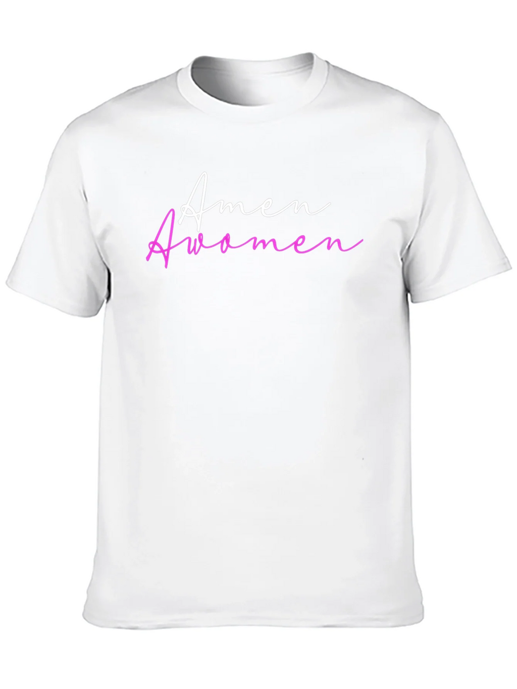Amen Awomen T-Shirt - Trendy Slogan Tee product image 7