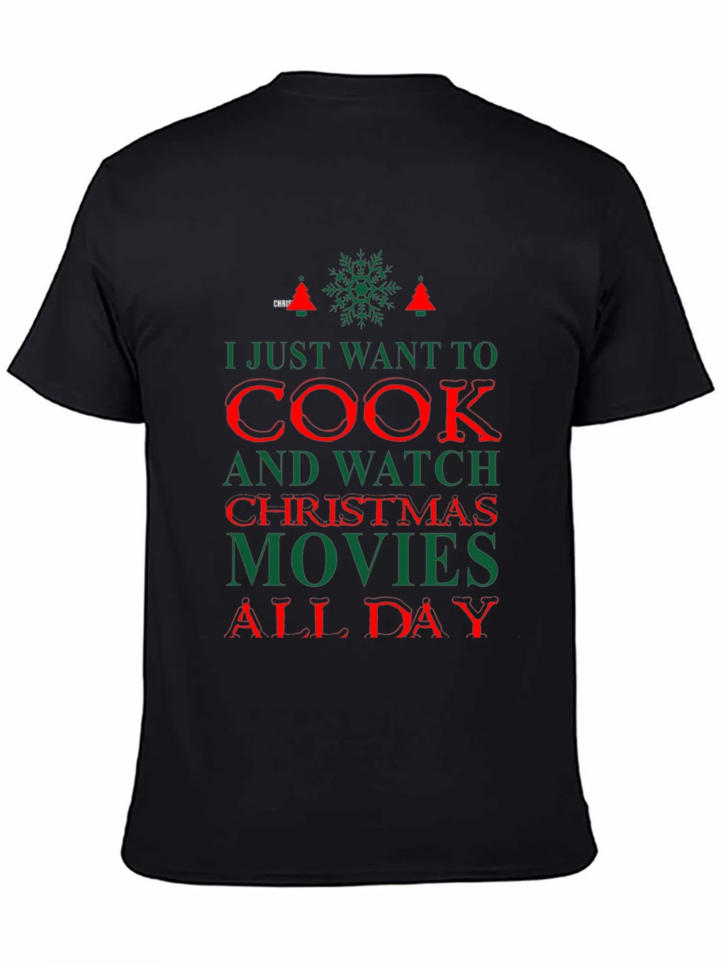 Christmas Movie T-Shirt: Cook and Watch All Day product image 4