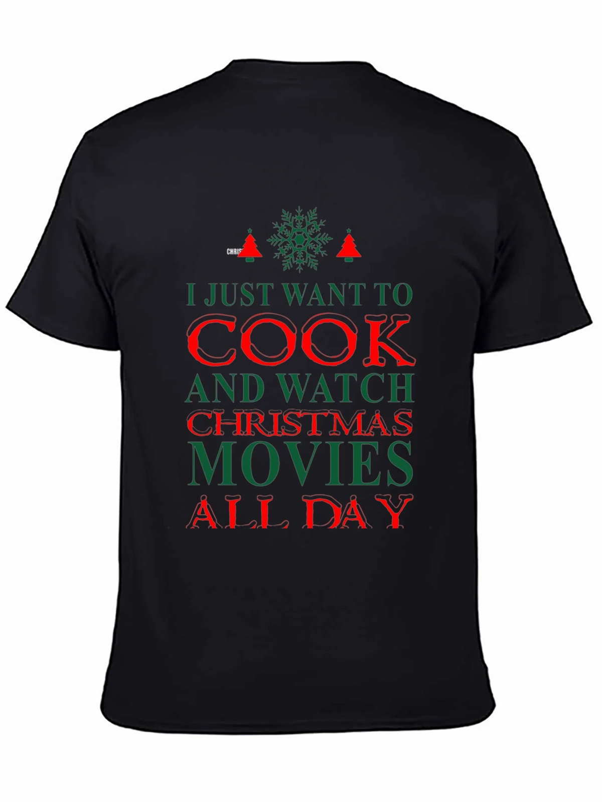 Christmas Movie T-Shirt: Cook and Watch All Day product image 4