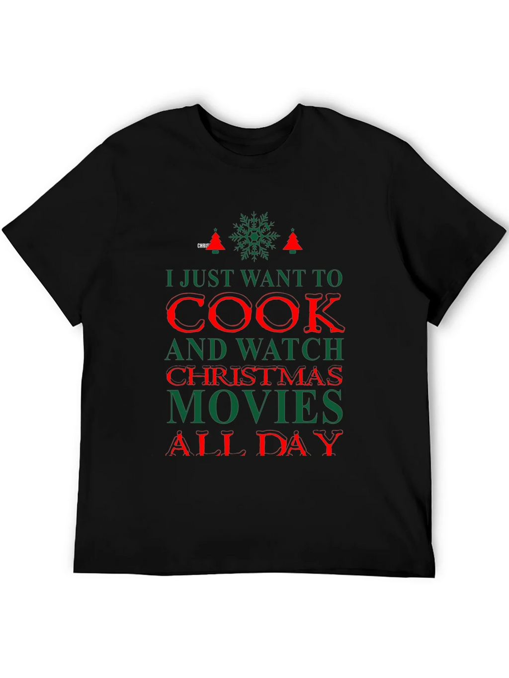 Christmas Movie T-Shirt: Cook and Watch All Day product image 5