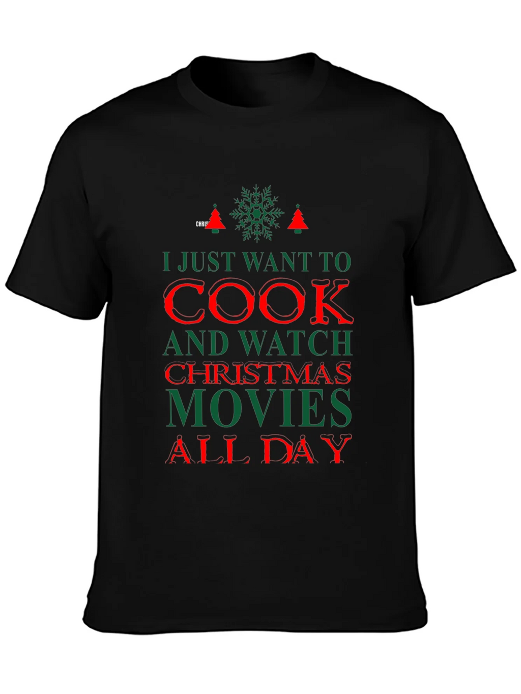 Christmas Movie T-Shirt: Cook and Watch All Day product image 3