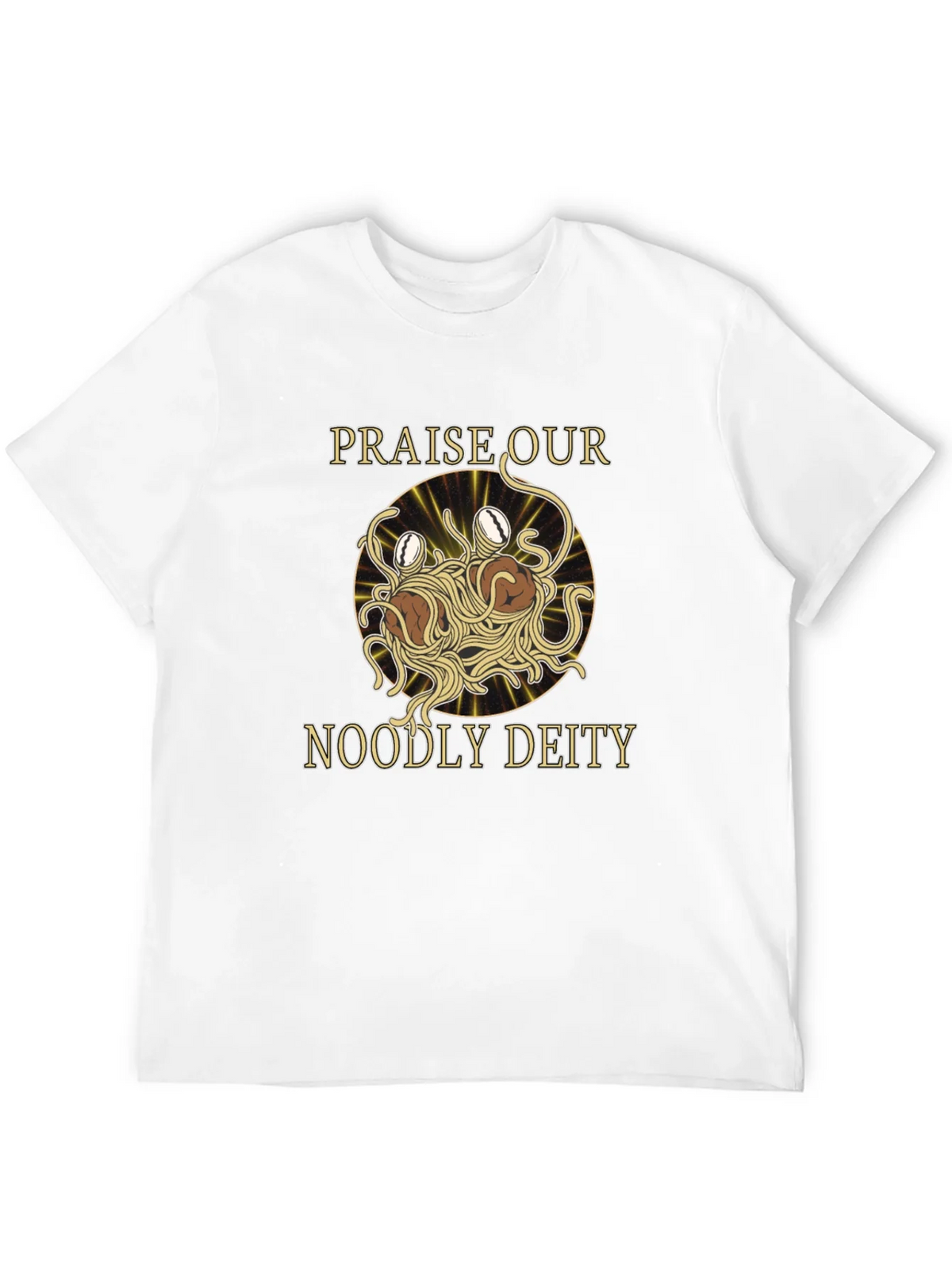 Noodly Deity T-Shirt - Funny Spaghetti Monster Graphic Tee product image 11