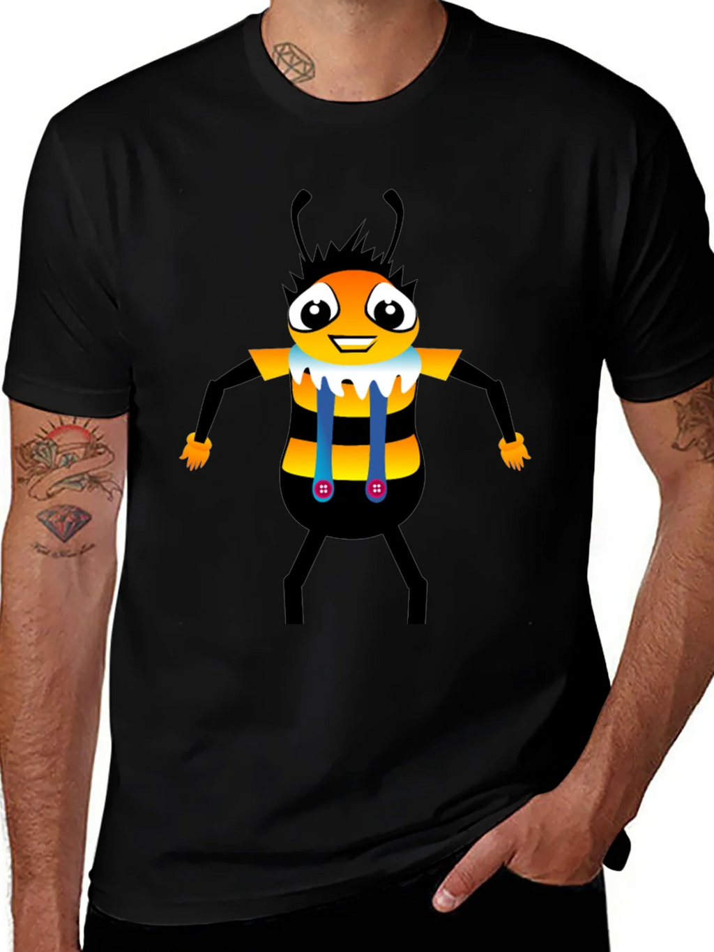 Bee Graphic Tee - Fun & Unique Design product image 1