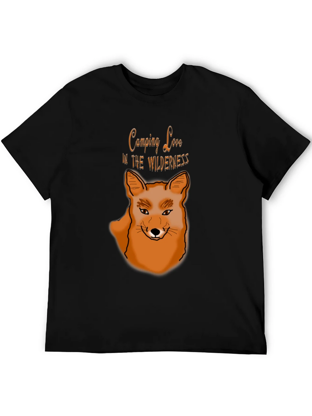 Camping Love Wilderness Fox Graphic T-Shirt product image 5