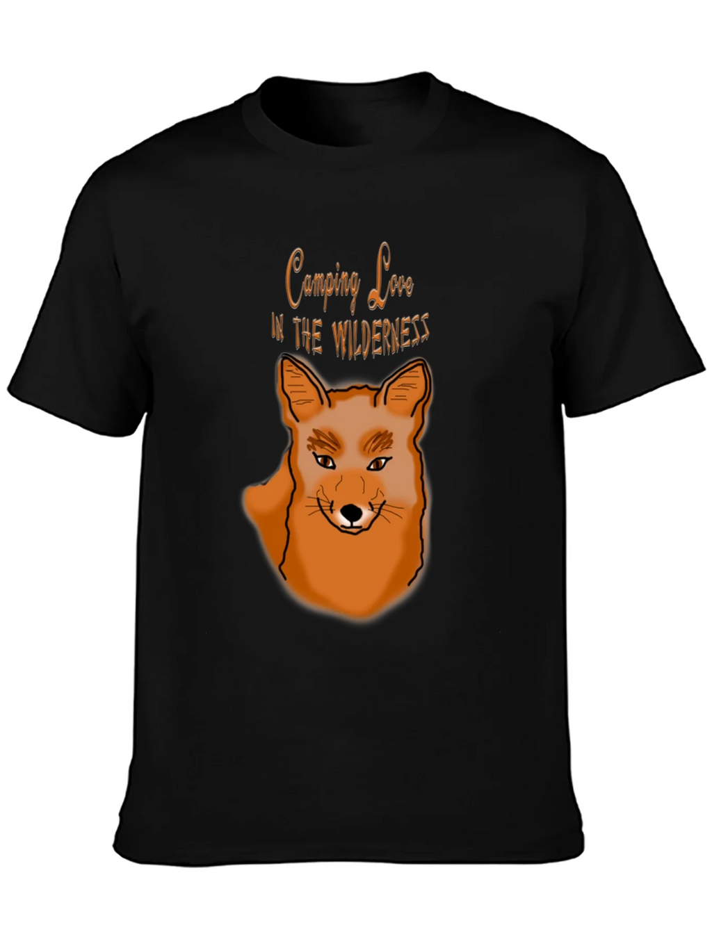 Camping Love Wilderness Fox Graphic T-Shirt product image 3