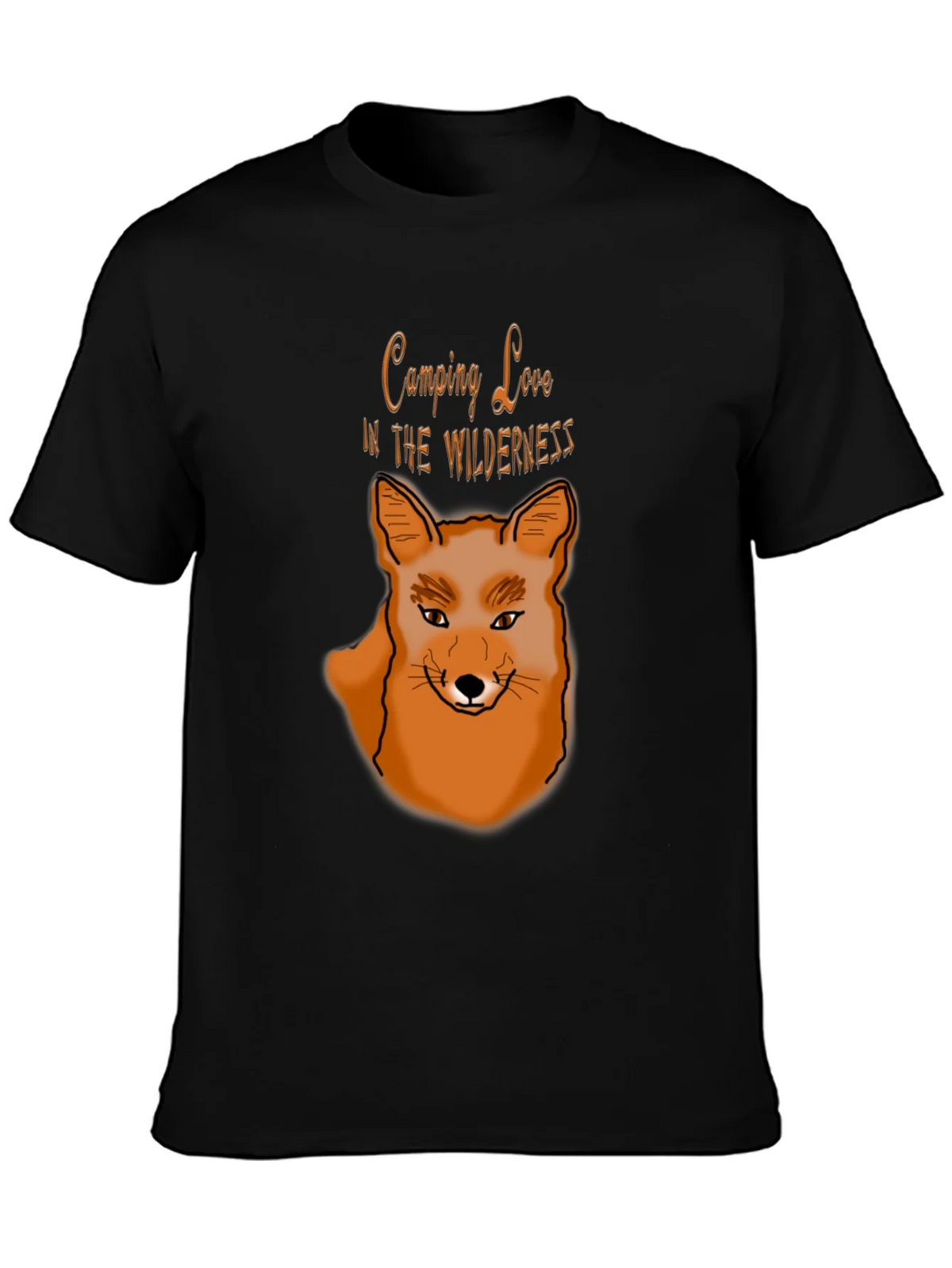 Camping Love Wilderness Fox Graphic T-Shirt product image 3