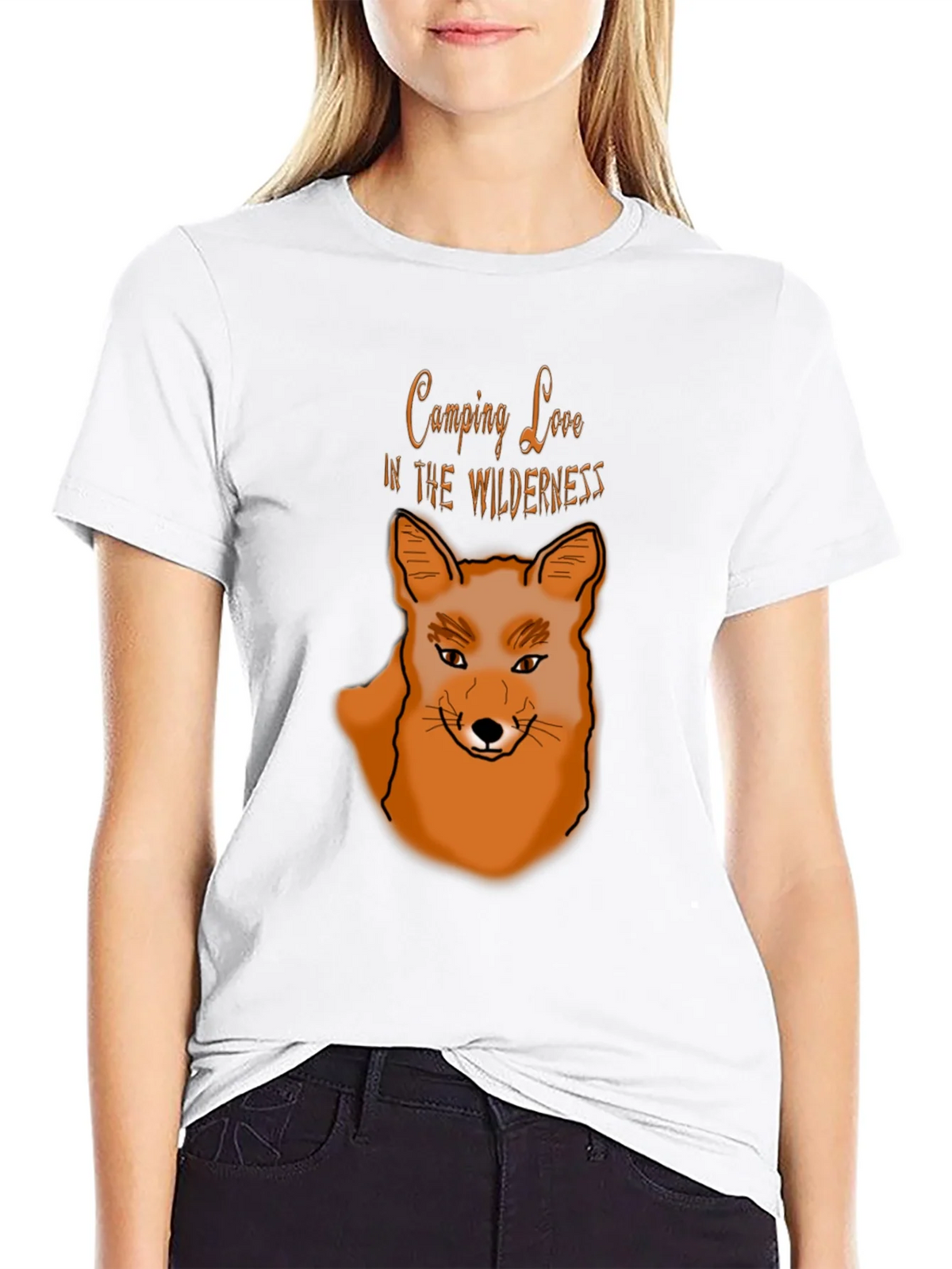 Camping Love Wilderness Fox Graphic T-Shirt product image 7
