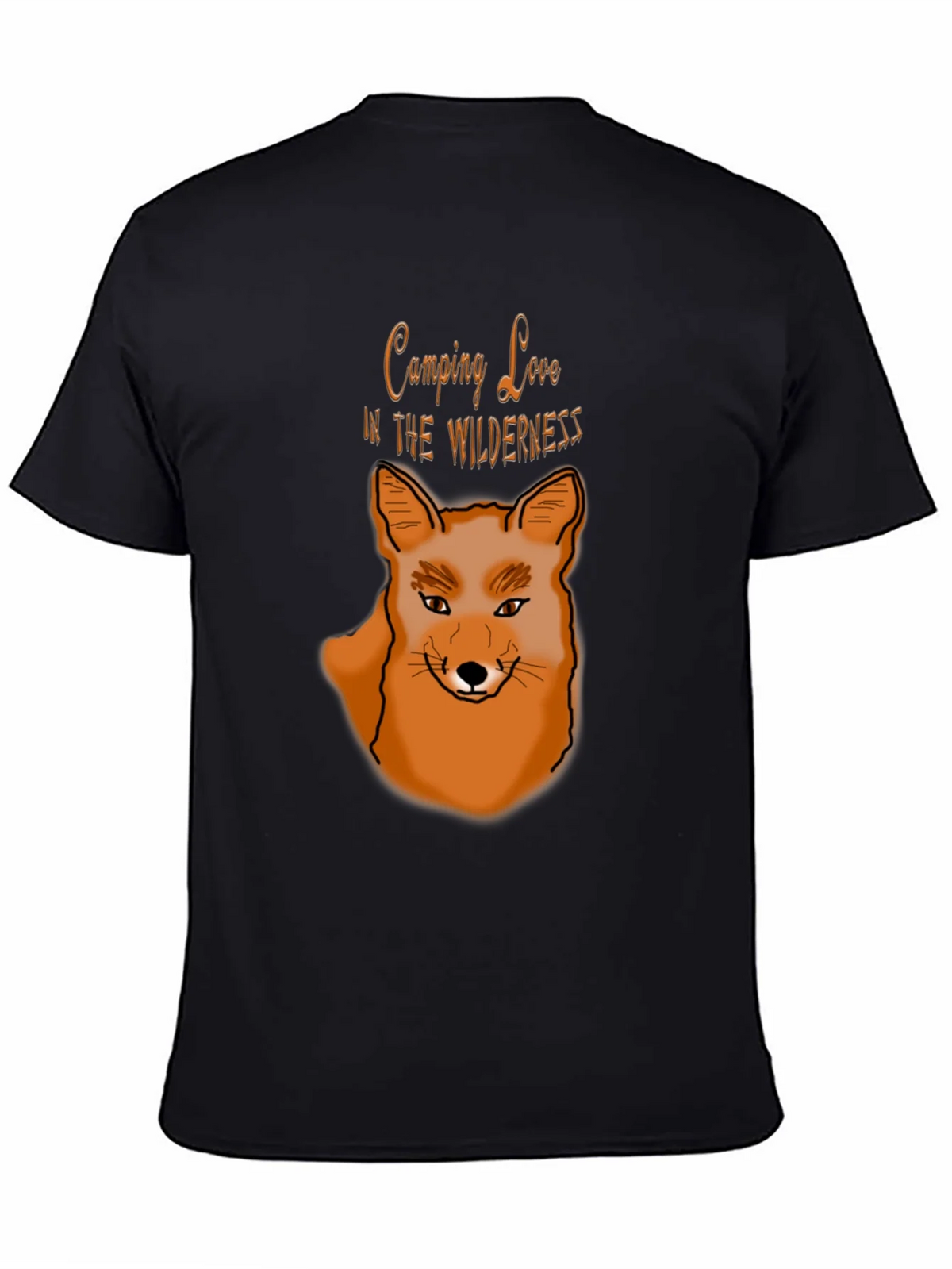 Camping Love Wilderness Fox Graphic T-Shirt product image 4